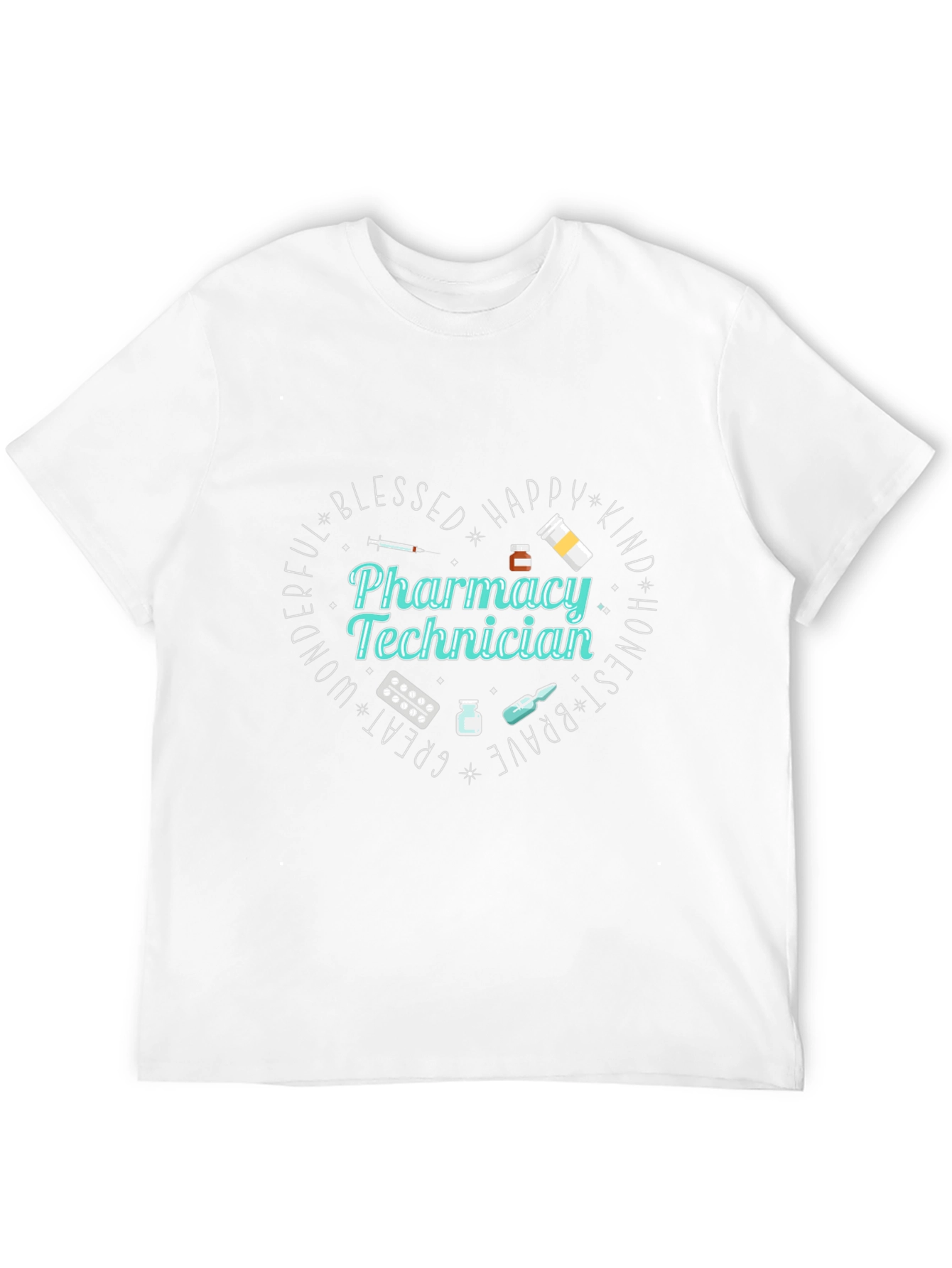 Pharmacy Technician Heart T-Shirt