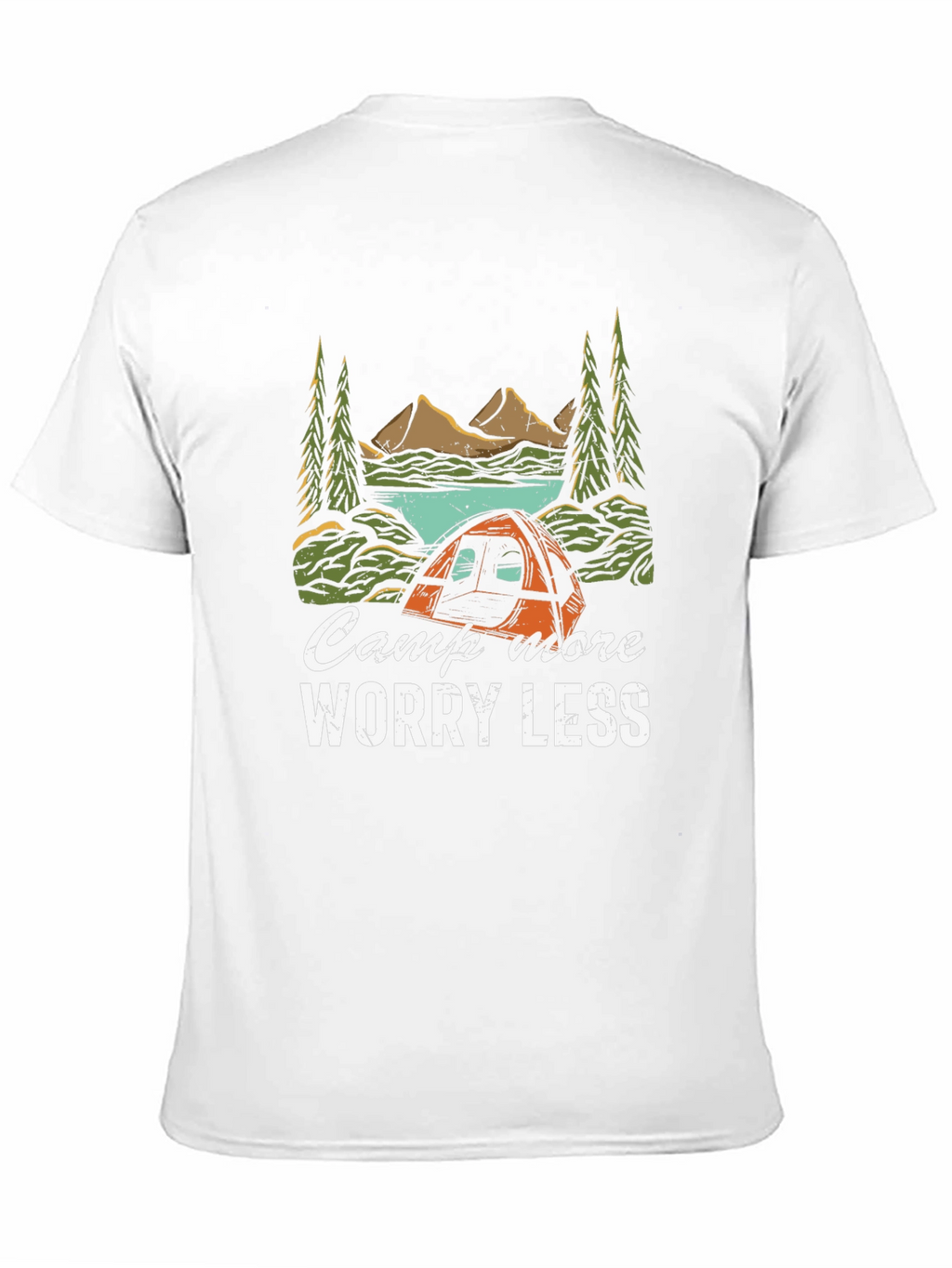 Camp More Worry Less Graphic Tee