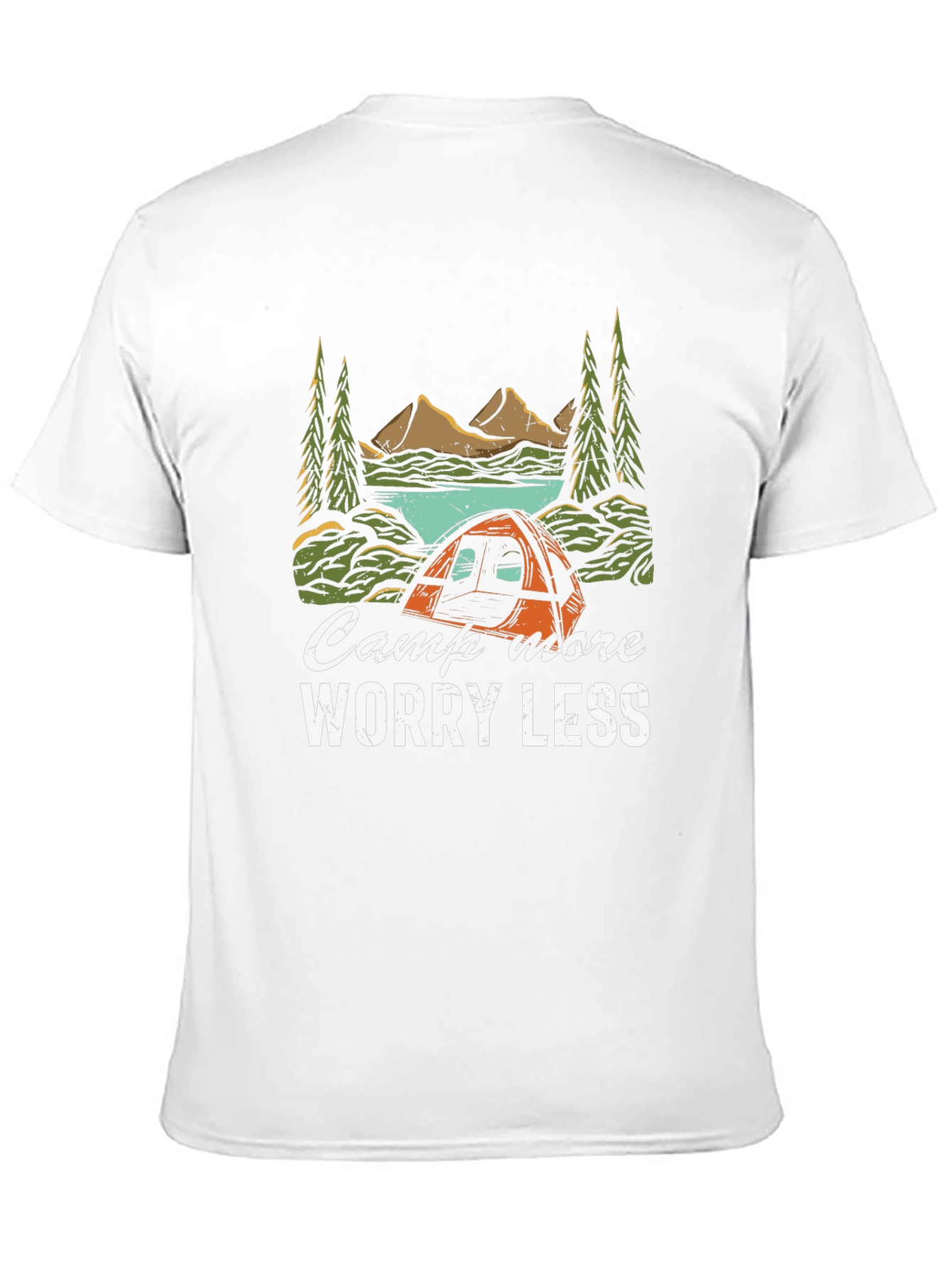 Camp More Worry Less Graphic Tee