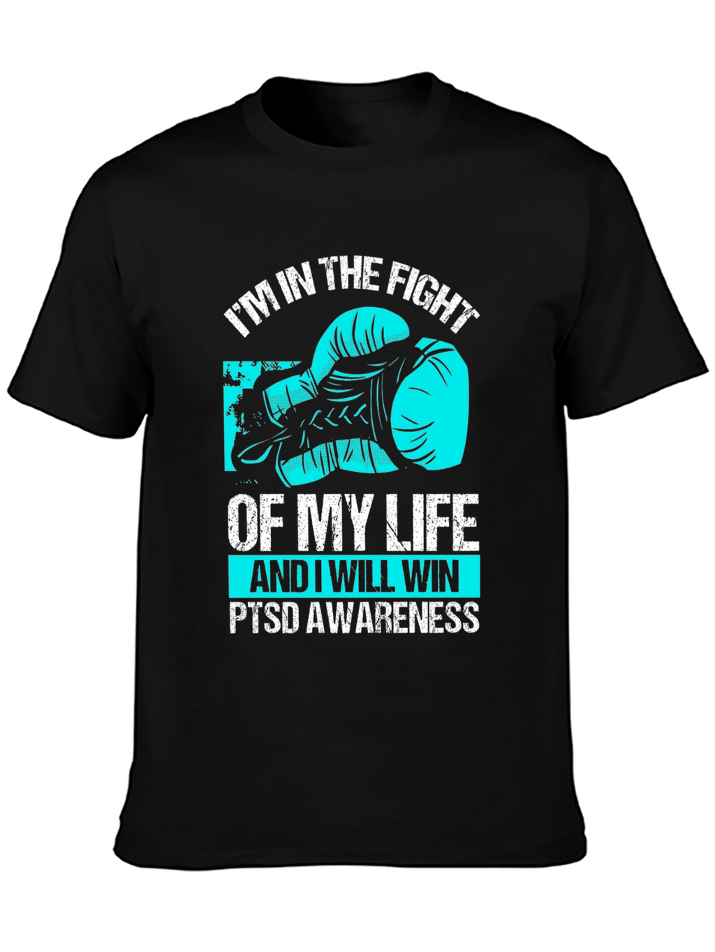 PTSD Awareness Boxing Glove Graphic Tee