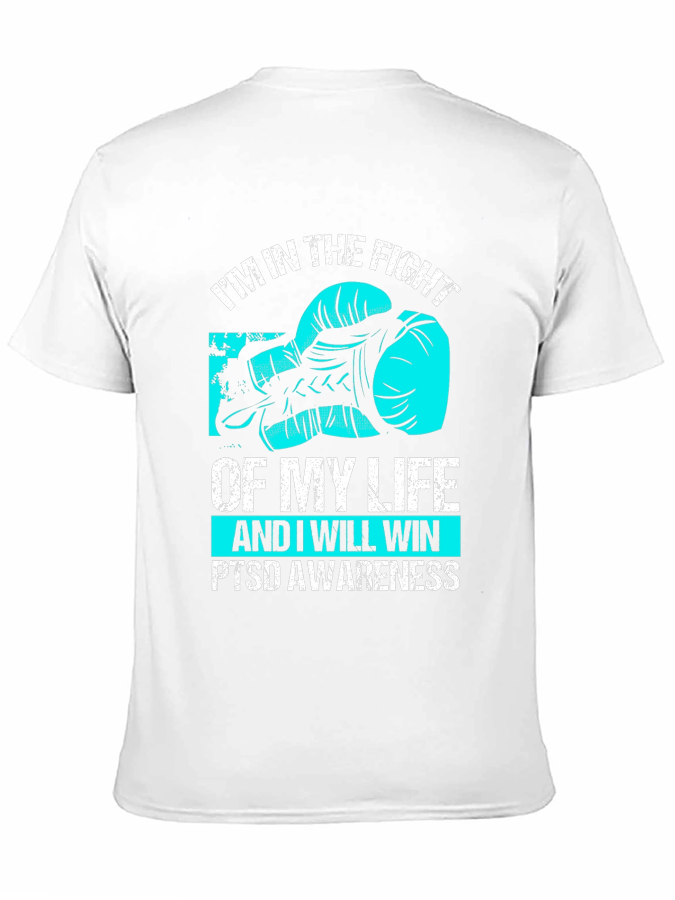 PTSD Awareness Boxing Glove Graphic Tee
