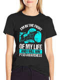 PTSD Awareness Boxing Glove Graphic Tee