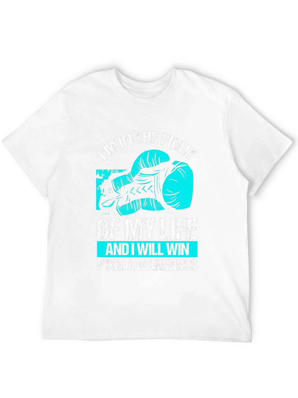 PTSD Awareness Boxing Glove Graphic Tee
