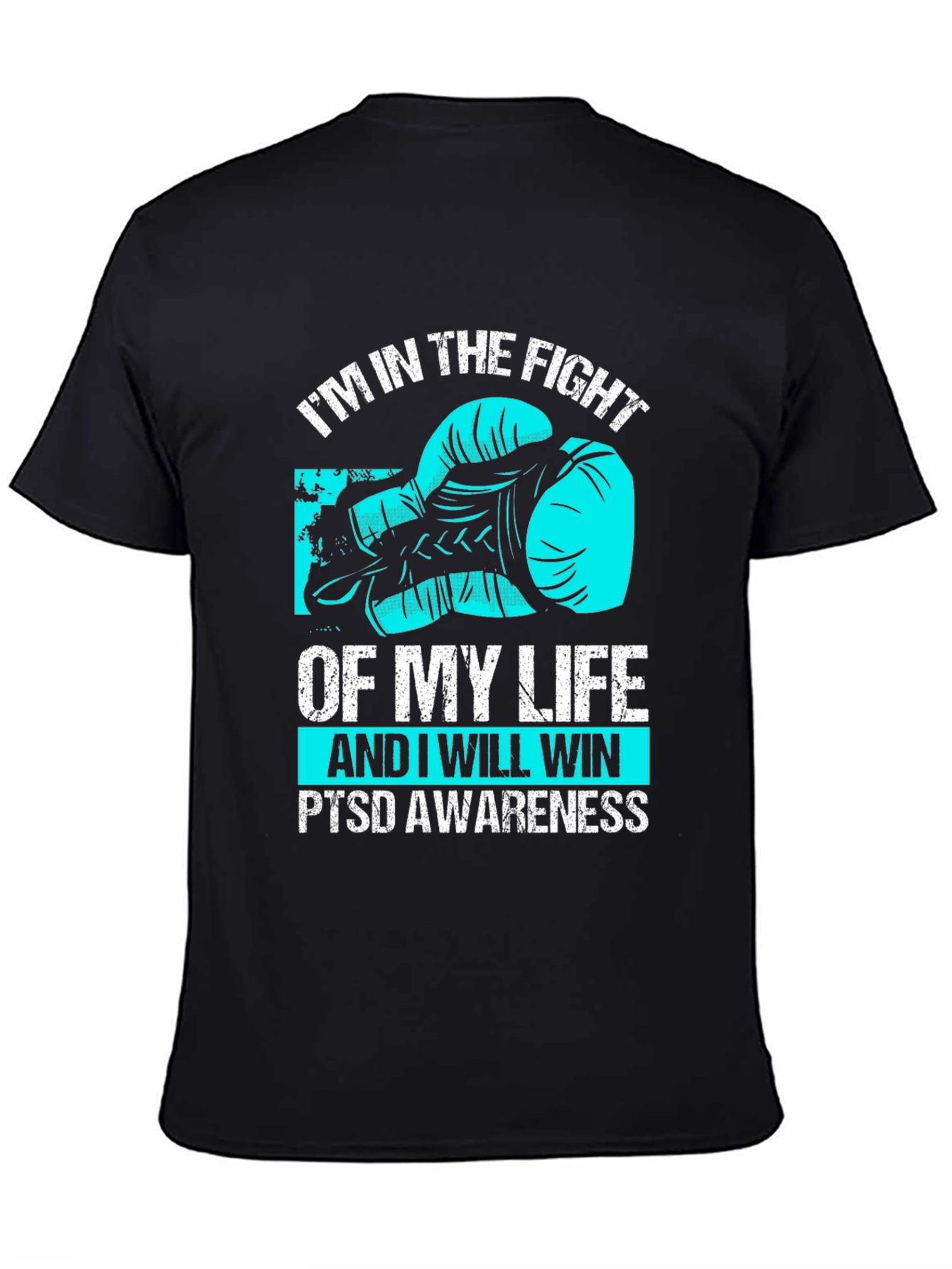 PTSD Awareness Boxing Glove Graphic Tee