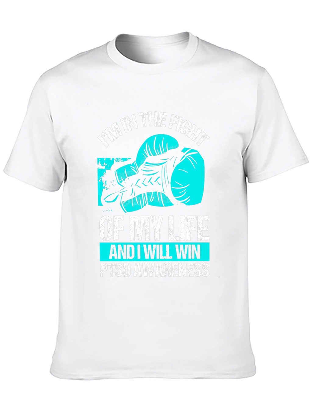 PTSD Awareness Boxing Glove Graphic Tee