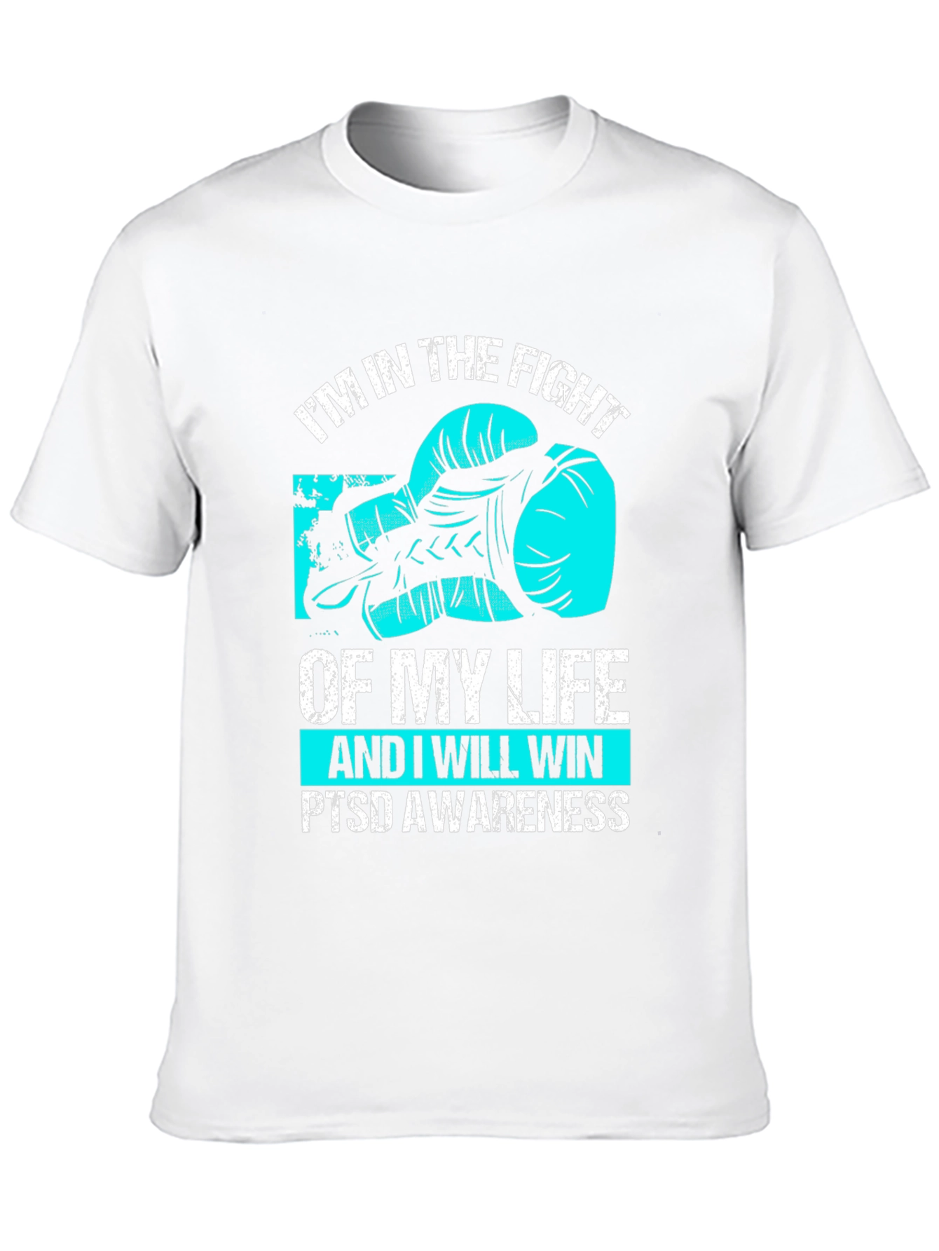 PTSD Awareness Boxing Glove Graphic Tee