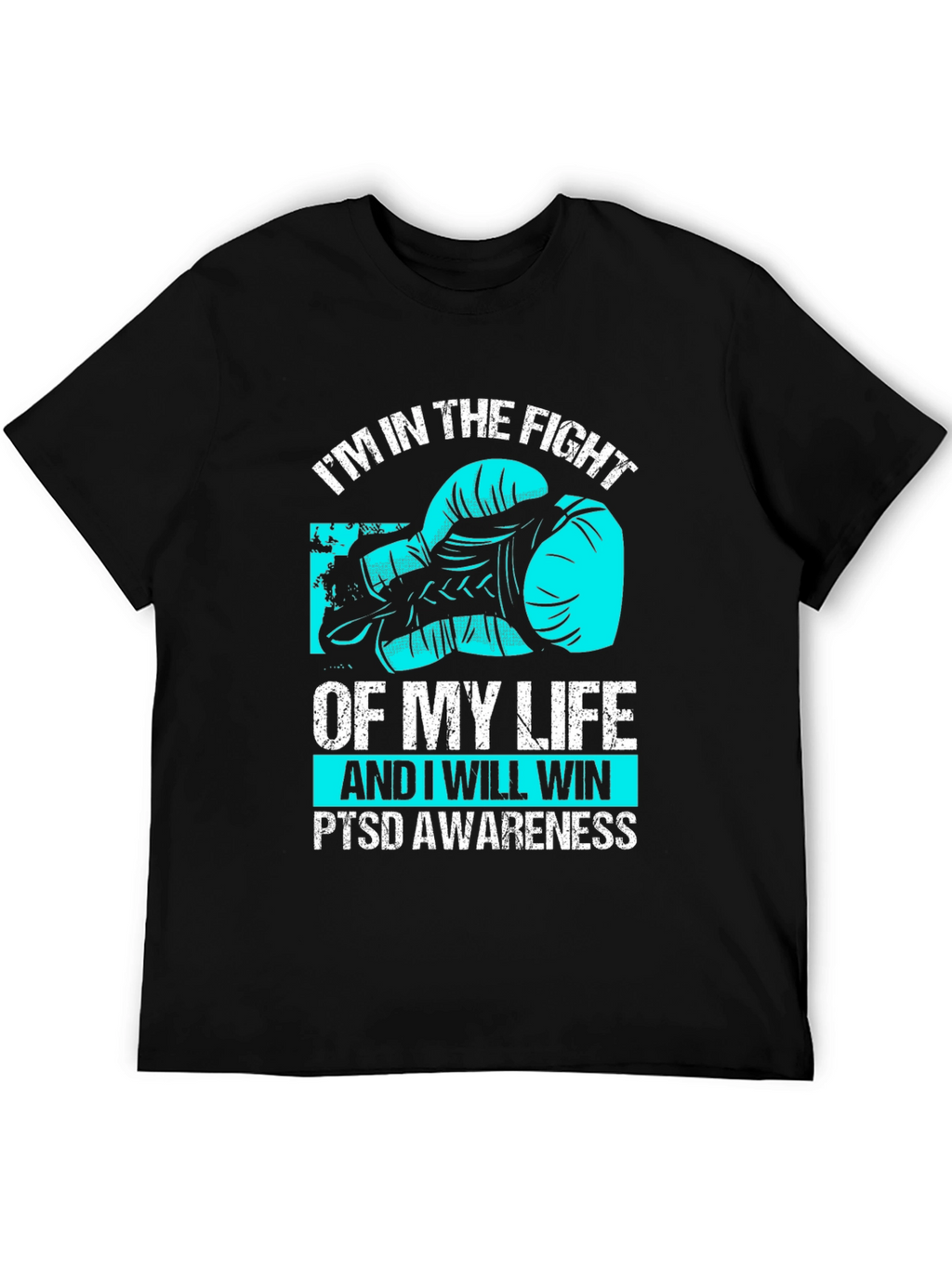 PTSD Awareness Boxing Glove Graphic Tee