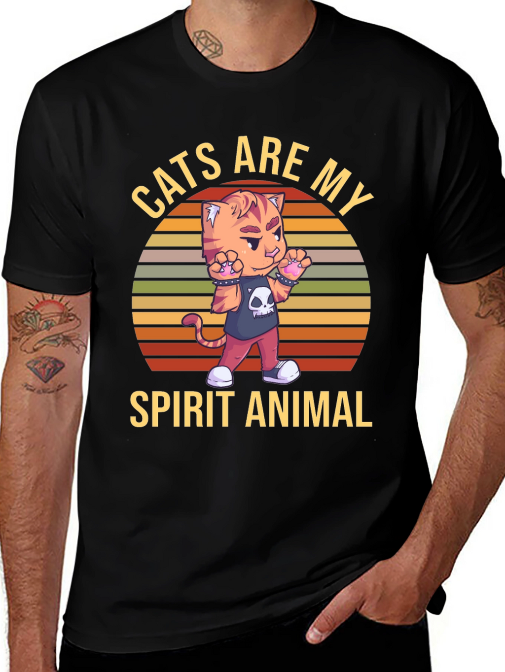 Cats Are My Spirit Animal T-Shirt