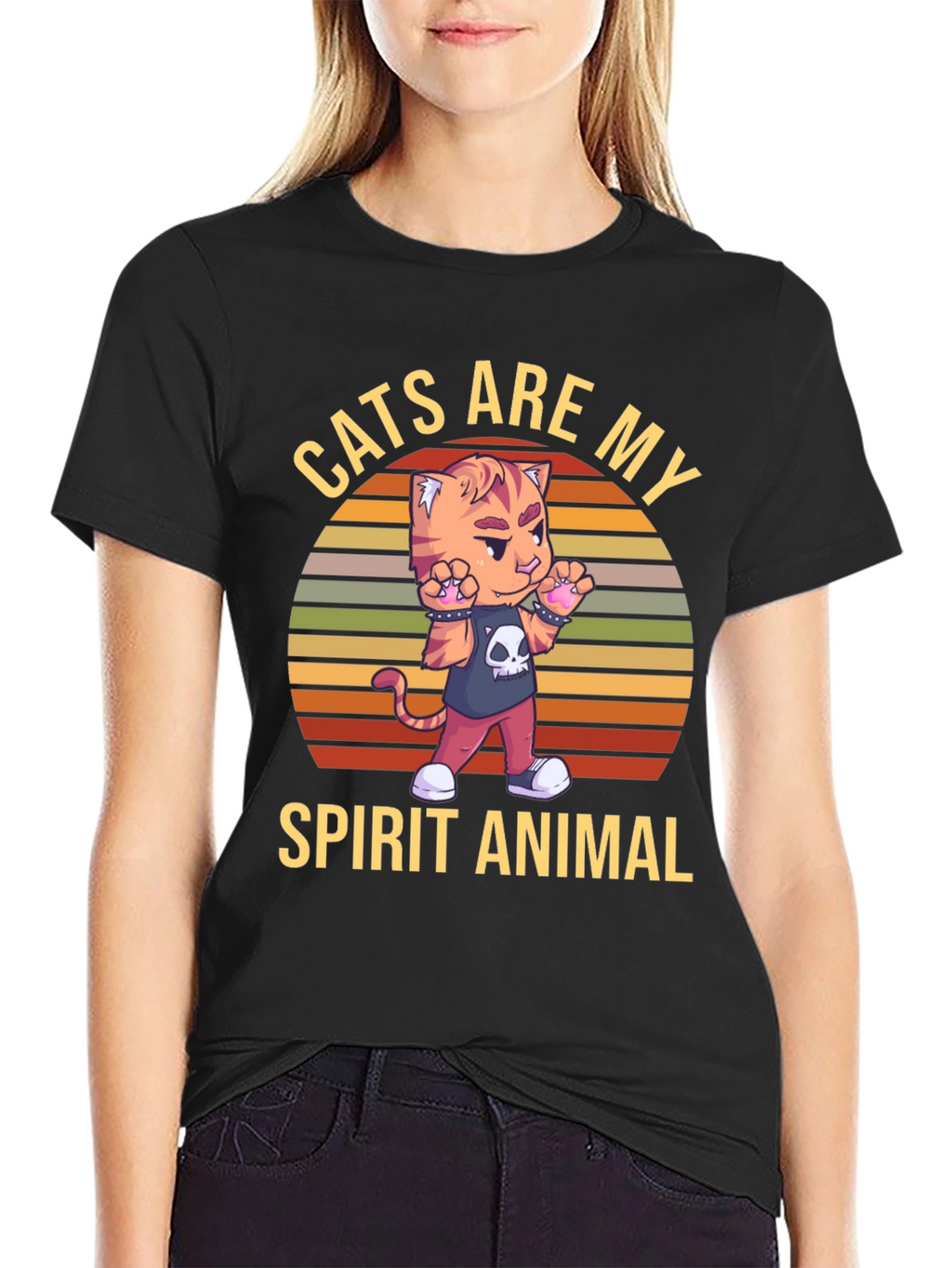 Cats Are My Spirit Animal T-Shirt