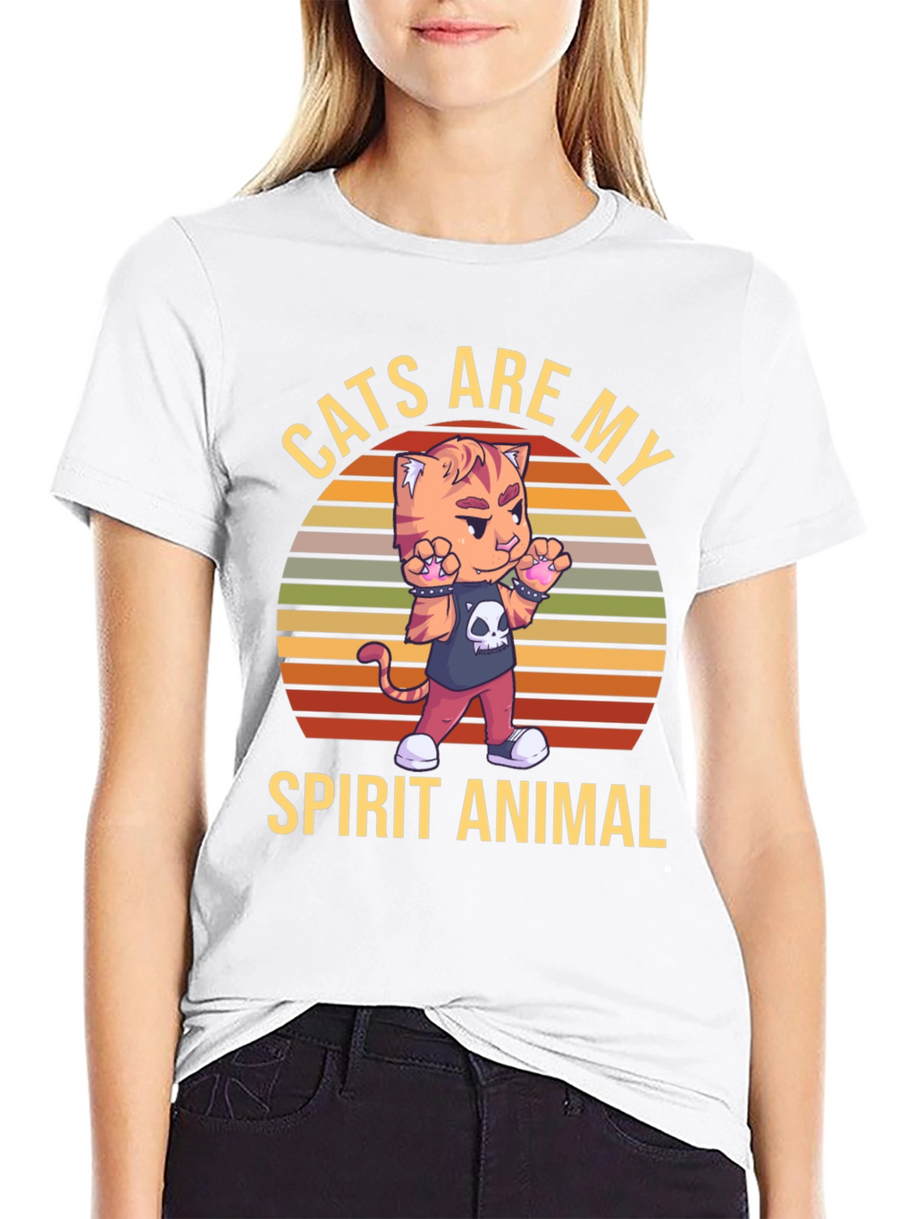 Cats Are My Spirit Animal T-Shirt