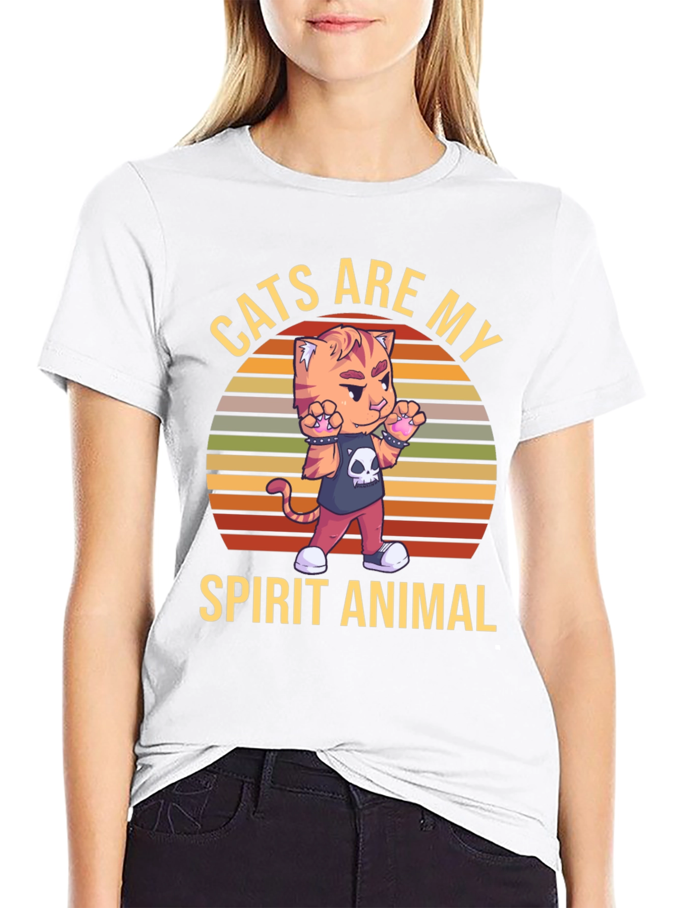 Cats Are My Spirit Animal T-Shirt
