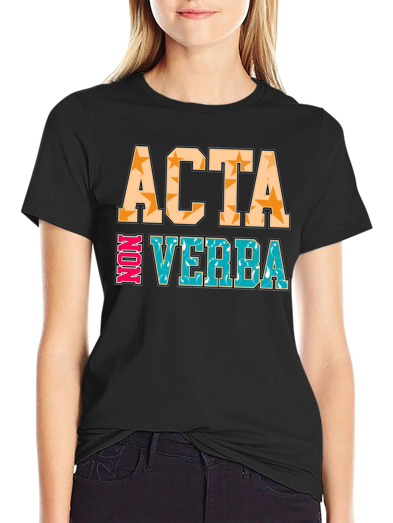 Acta Non Verba Graphic Tee - Action Over Words