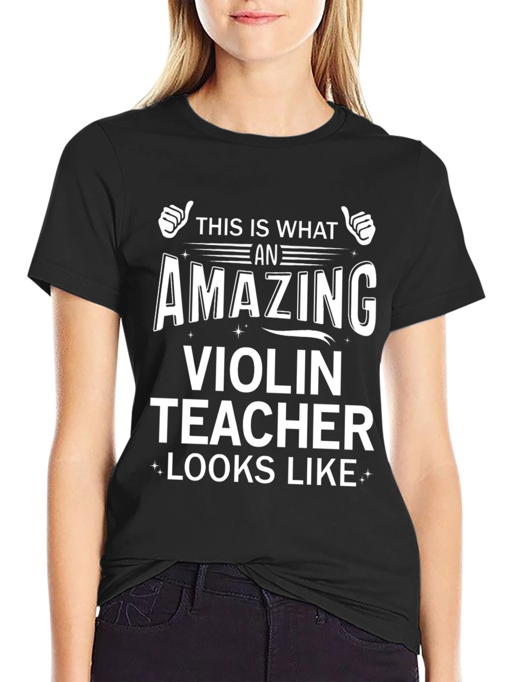 Amazing Violin Teacher T-Shirt - Gift for Musicians