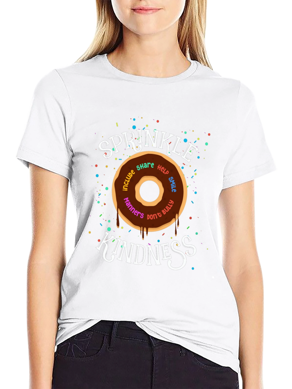 Sprinkle Kindness Donut Graphic Tee