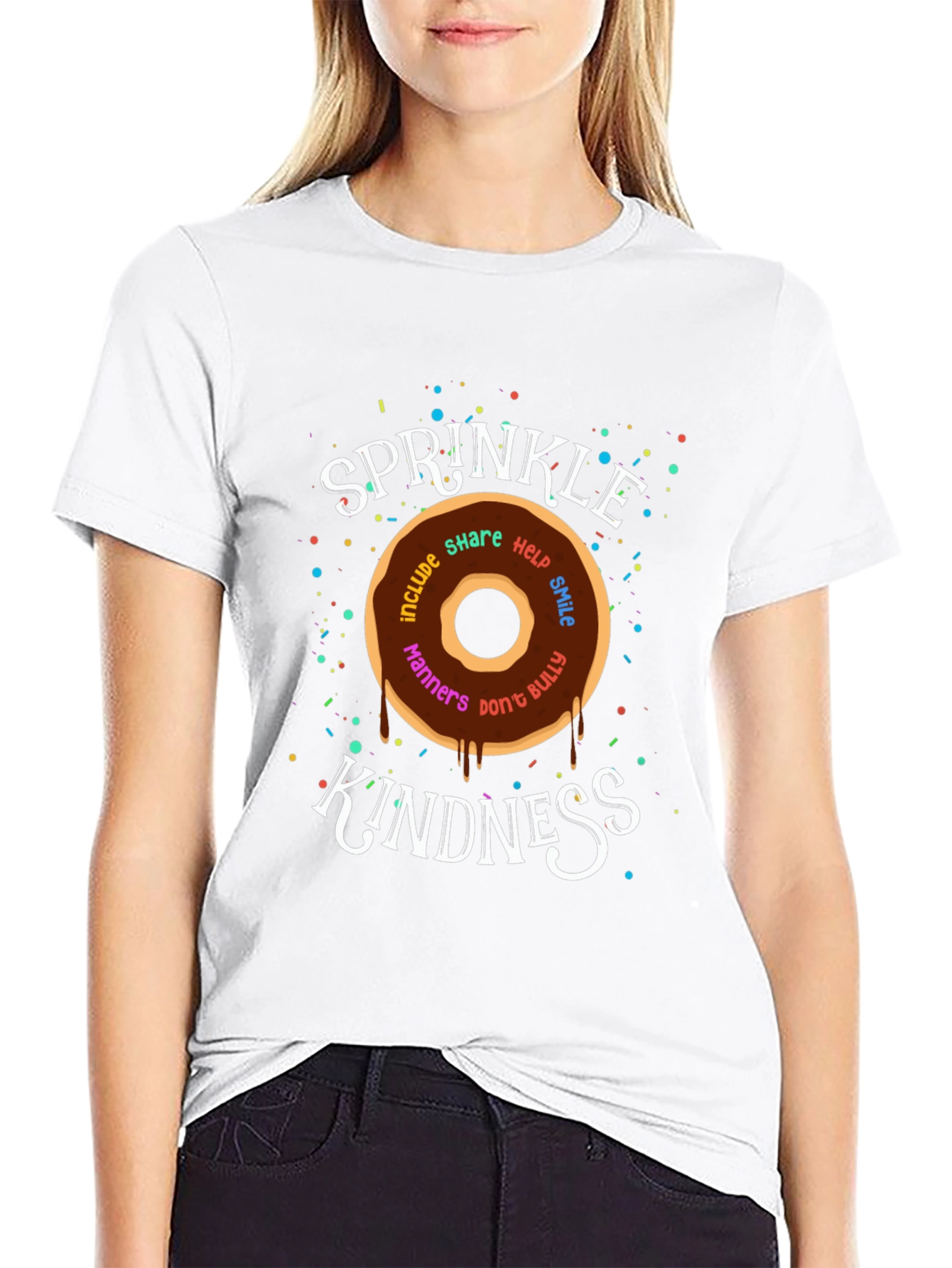 Sprinkle Kindness Donut Graphic Tee
