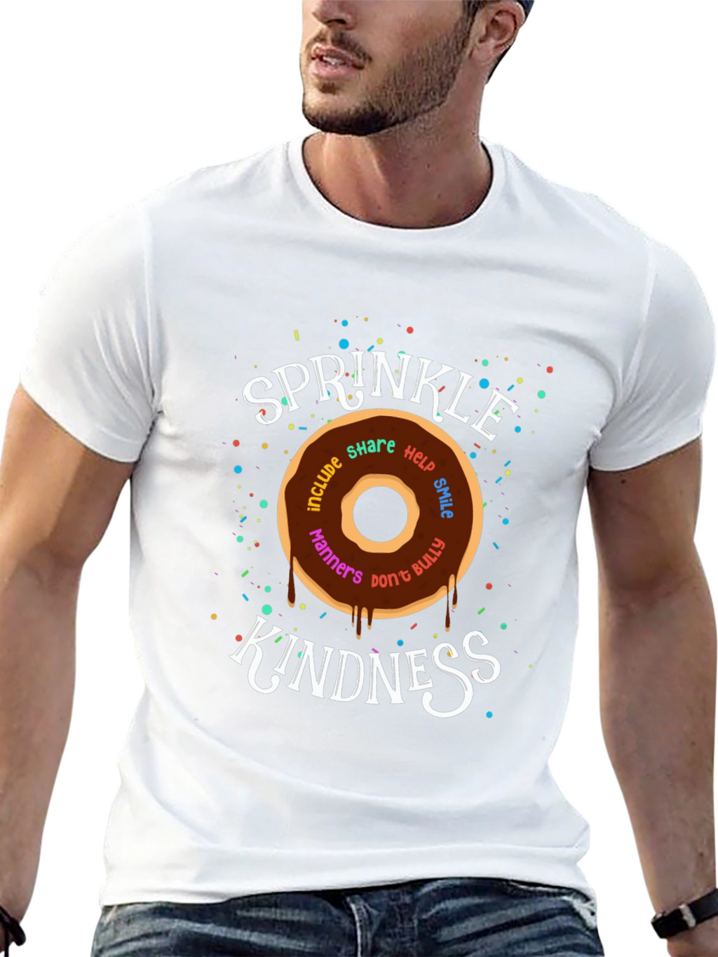 Sprinkle Kindness Donut Graphic Tee