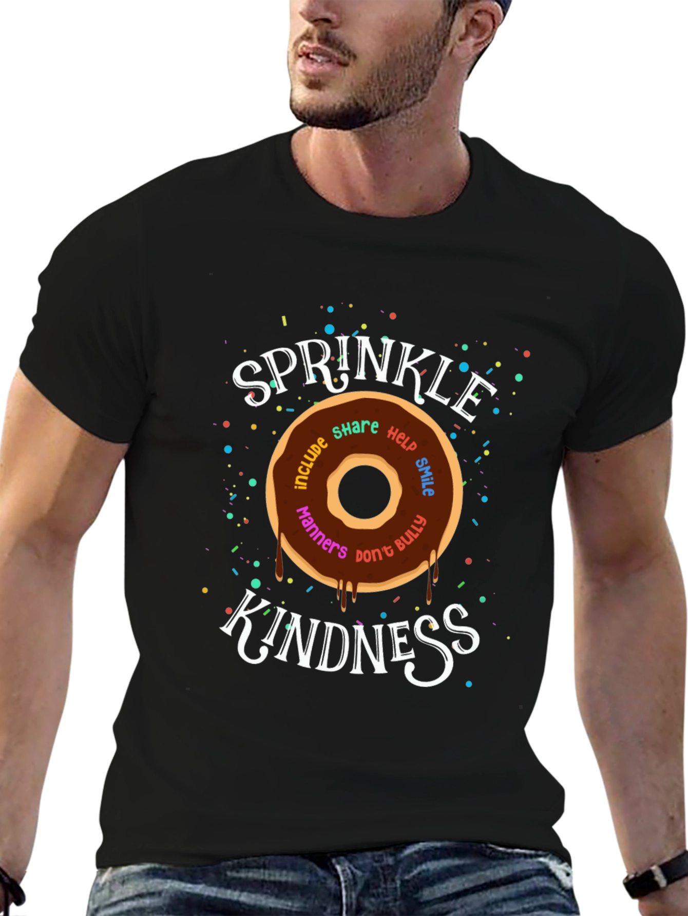 Sprinkle Kindness Donut Graphic Tee