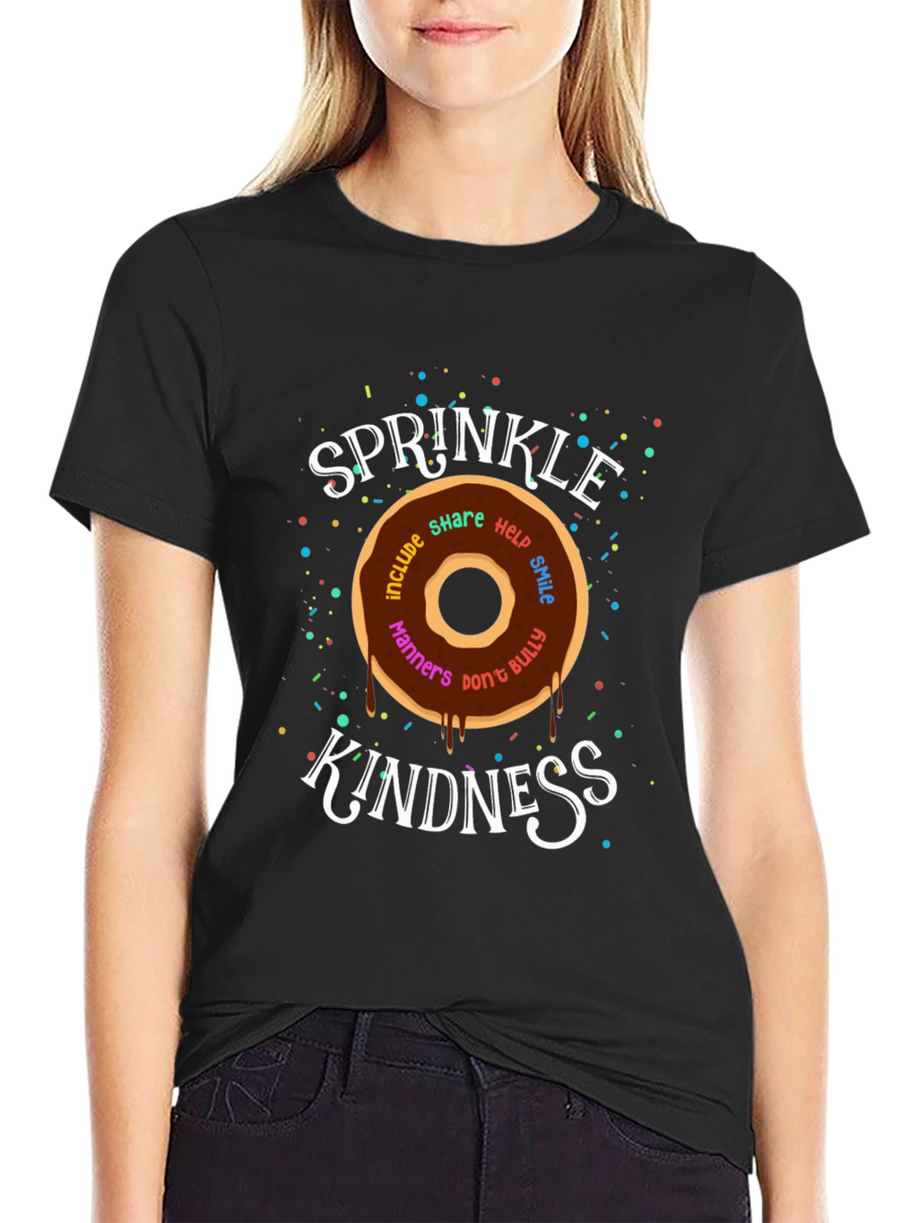 Sprinkle Kindness Donut Graphic Tee