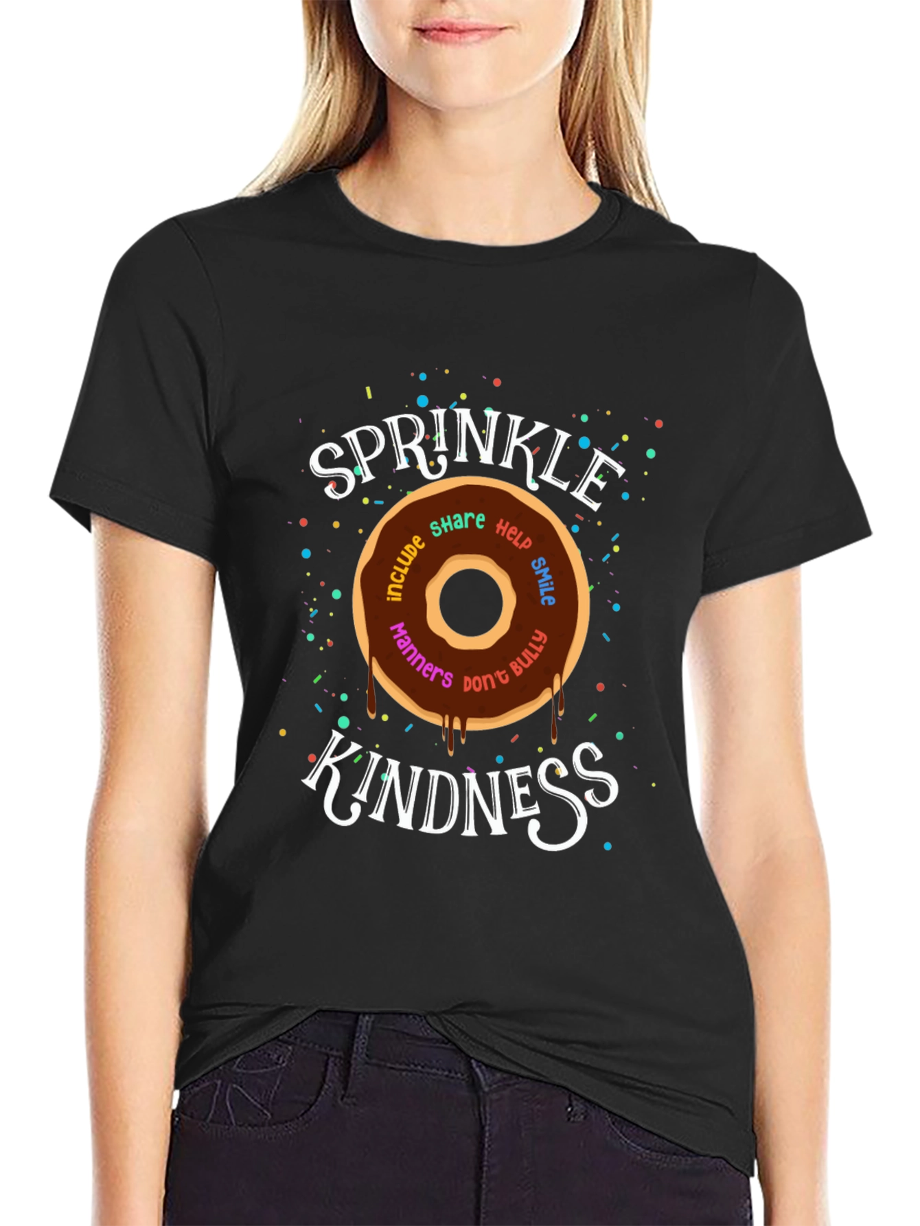Sprinkle Kindness Donut Graphic Tee