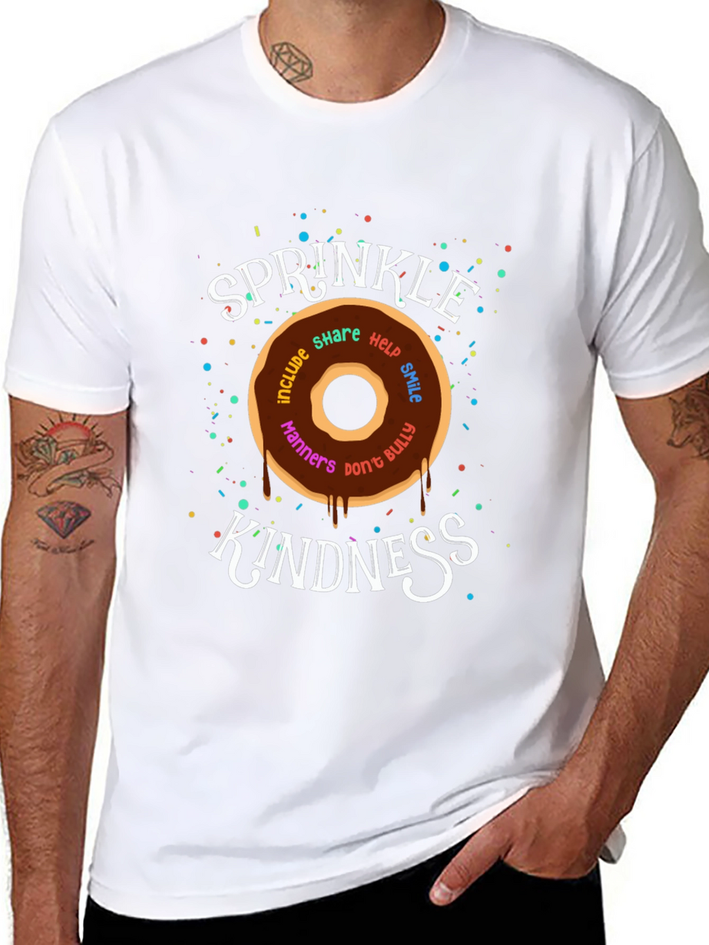 Sprinkle Kindness Donut Graphic Tee