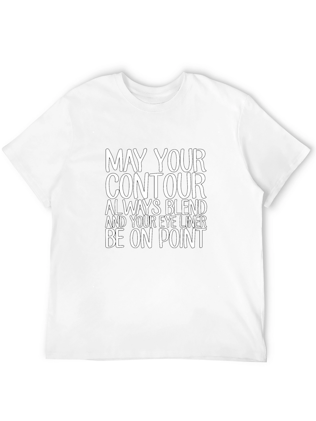 Contour and Eyeliner Graphic T-Shirt