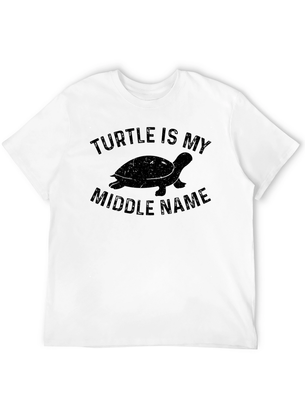 Turtle is My Middle Name Funny Graphic T-Shirt