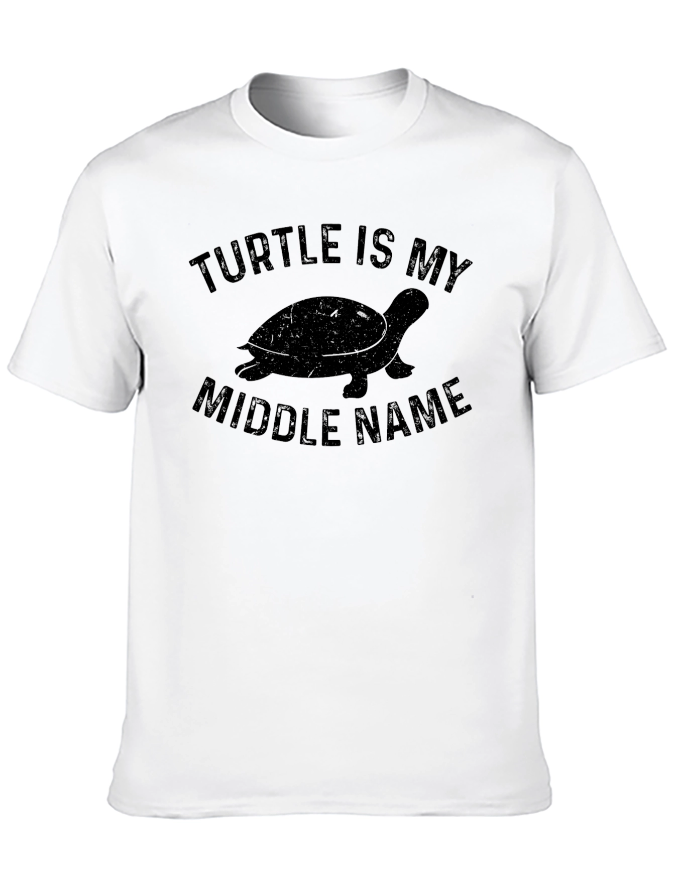 Turtle is My Middle Name Funny Graphic T-Shirt