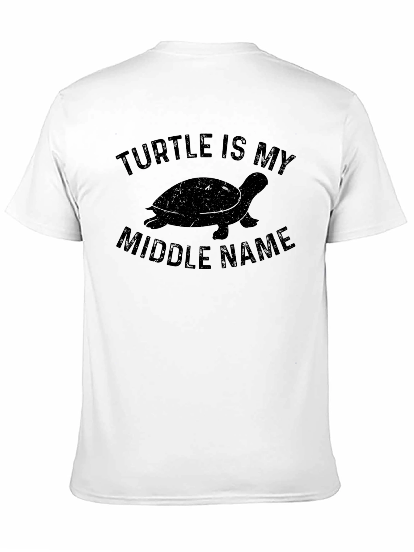 Turtle is My Middle Name Funny Graphic T-Shirt