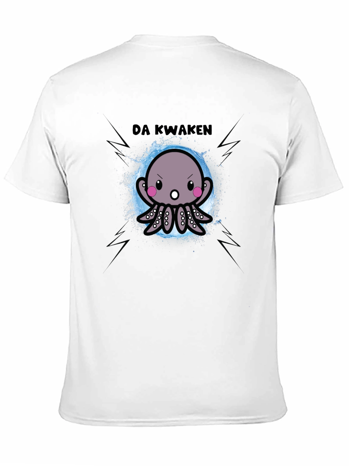 Da Kwaken T-Shirt - Cute Cartoon Kraken