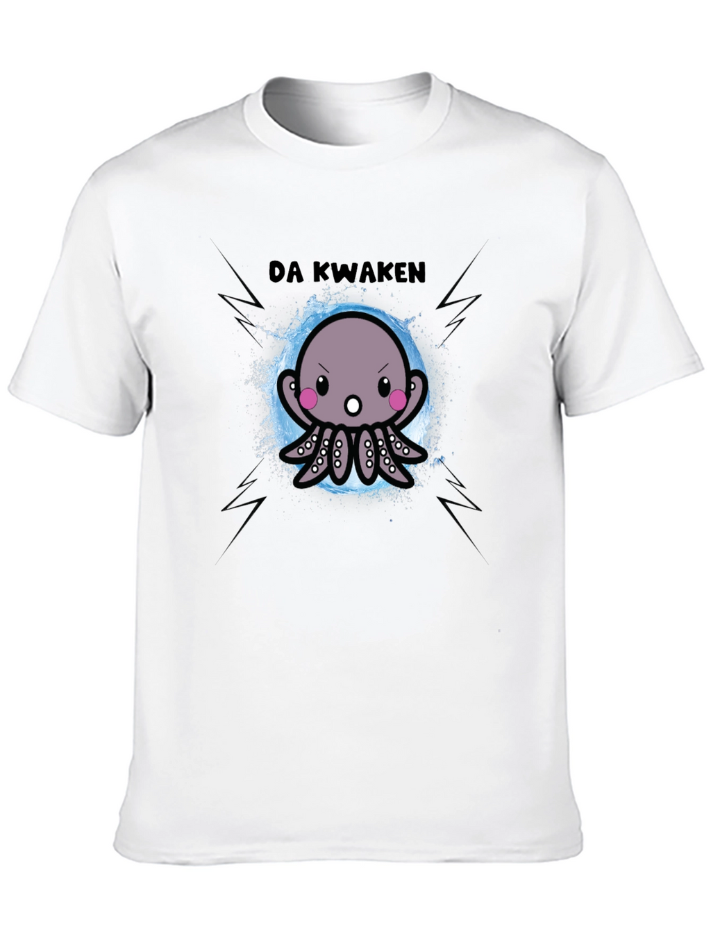 Da Kwaken T-Shirt - Cute Cartoon Kraken