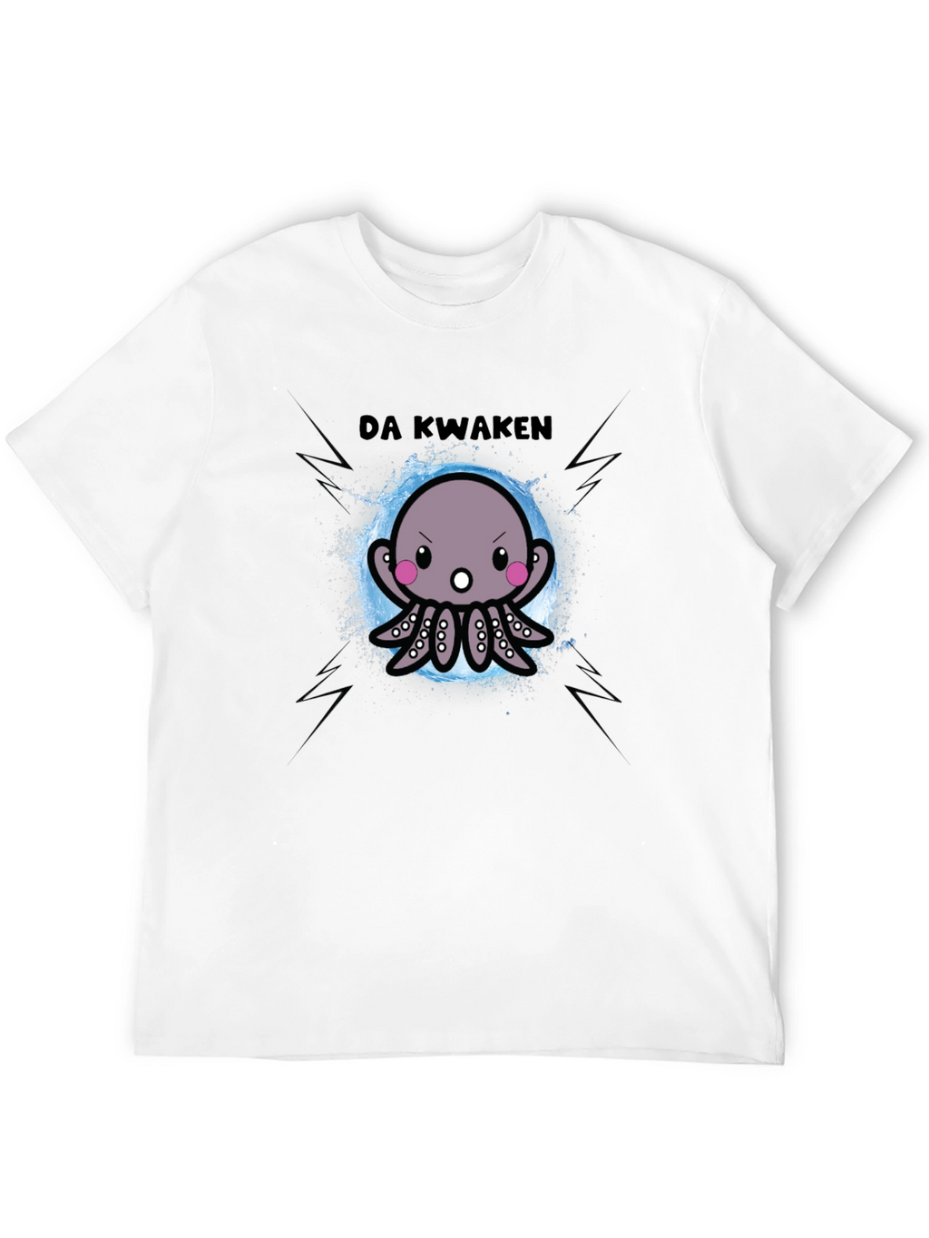 Da Kwaken T-Shirt - Cute Cartoon Kraken