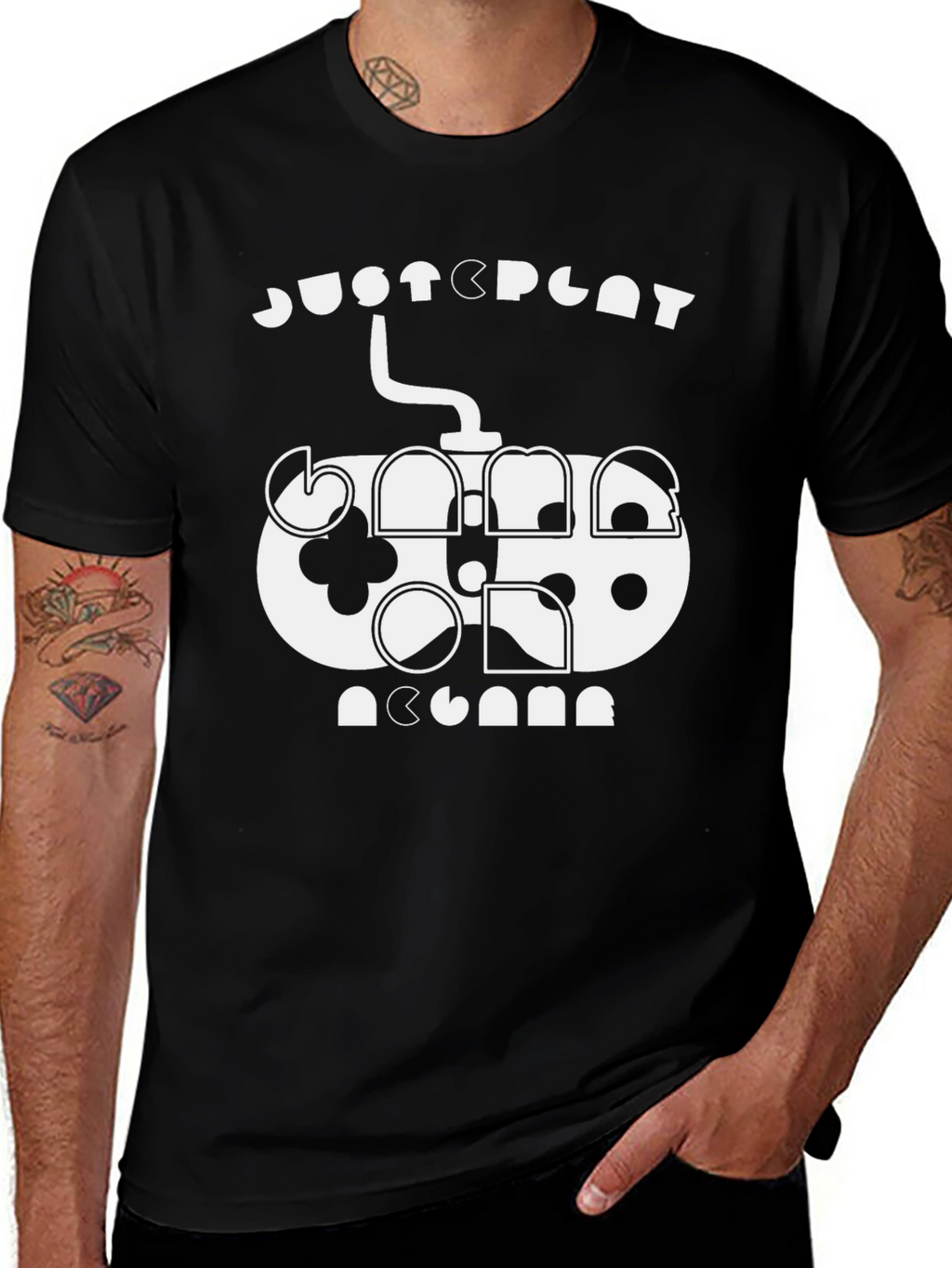Just Play a Game T-Shirt - Gamer Style!
