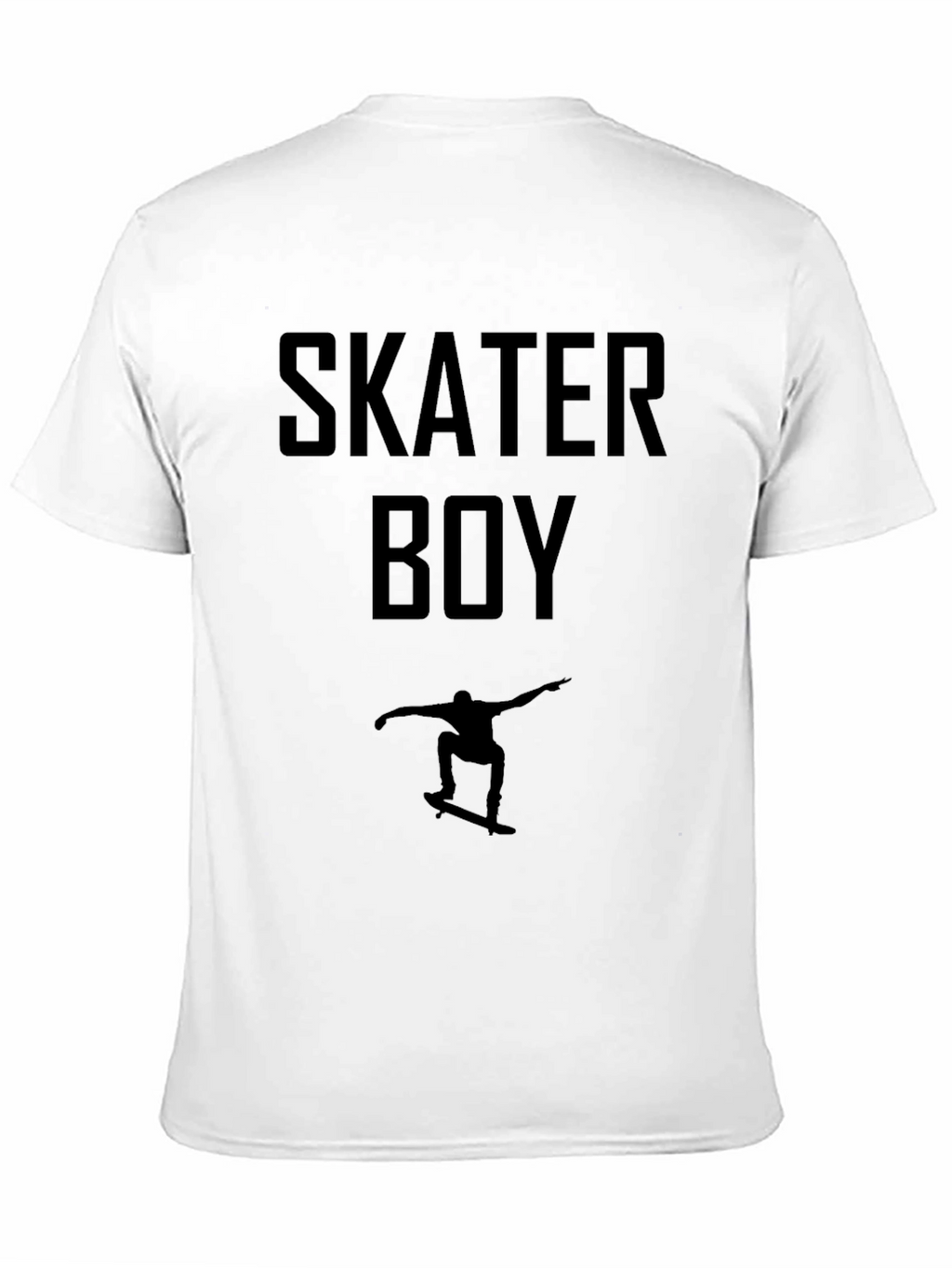 Skater Boy Black T-Shirt - Cool Skateboarder Graphic Tee