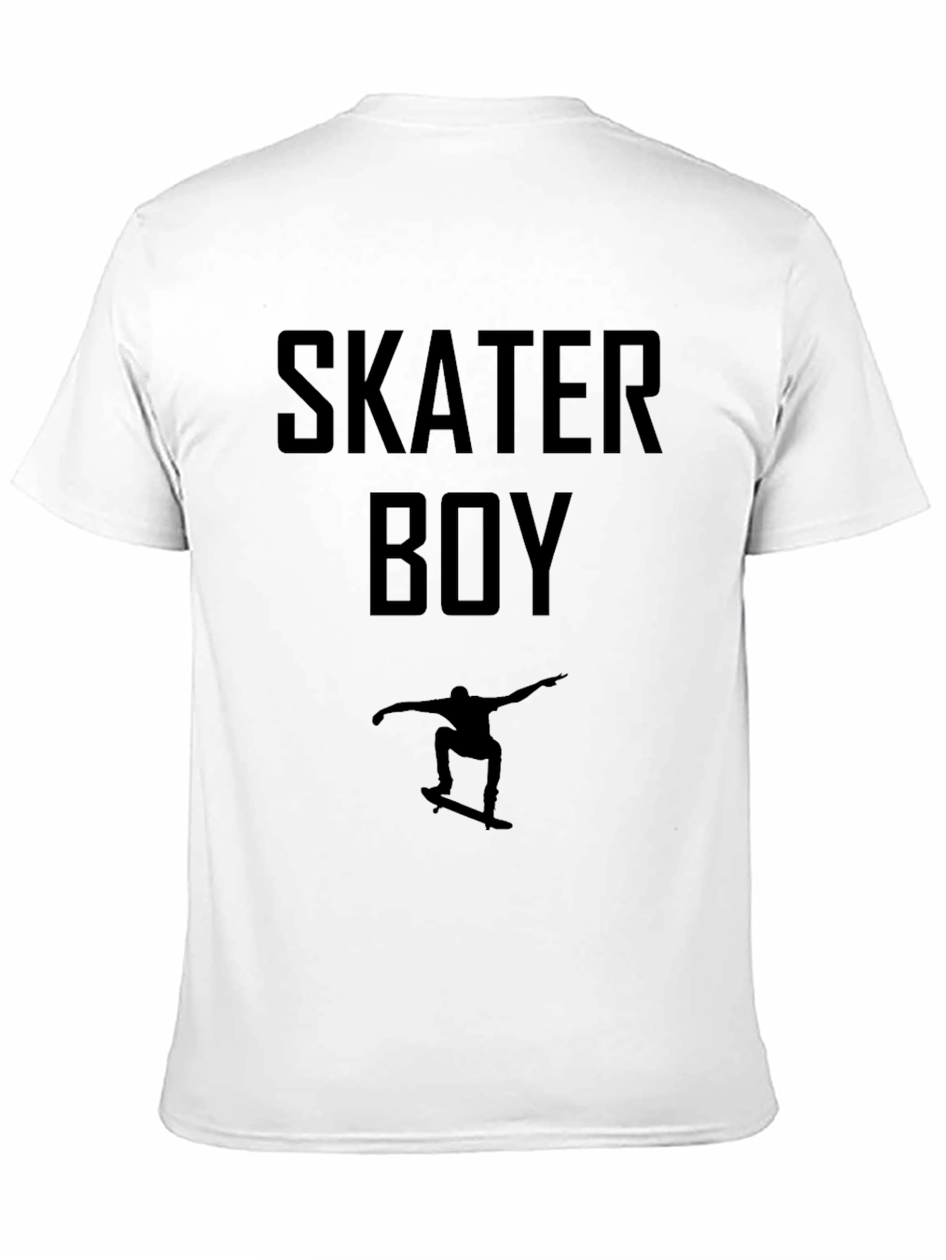 Skater Boy Black T-Shirt - Cool Skateboarder Graphic Tee