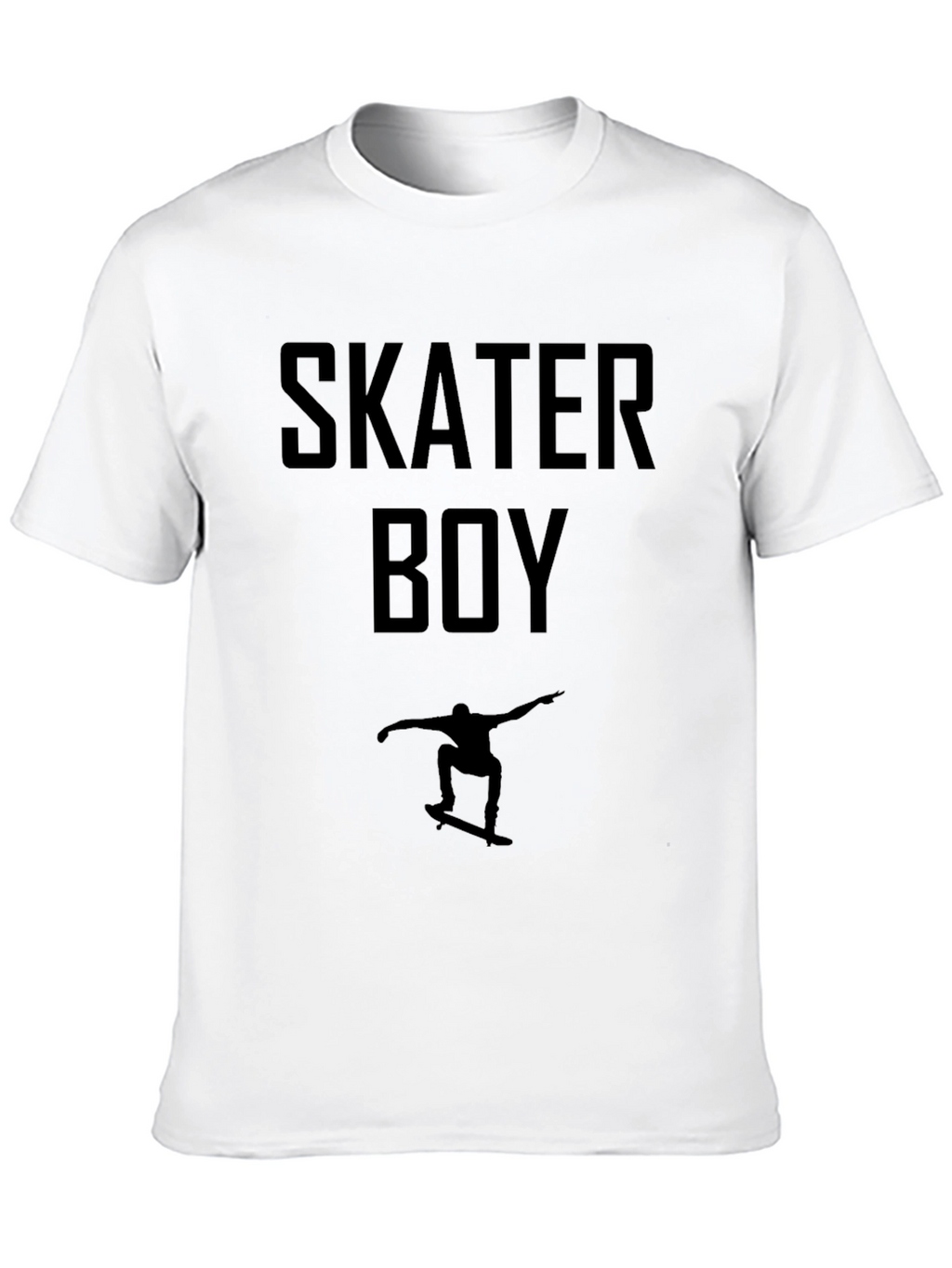 Skater Boy Black T-Shirt - Cool Skateboarder Graphic Tee