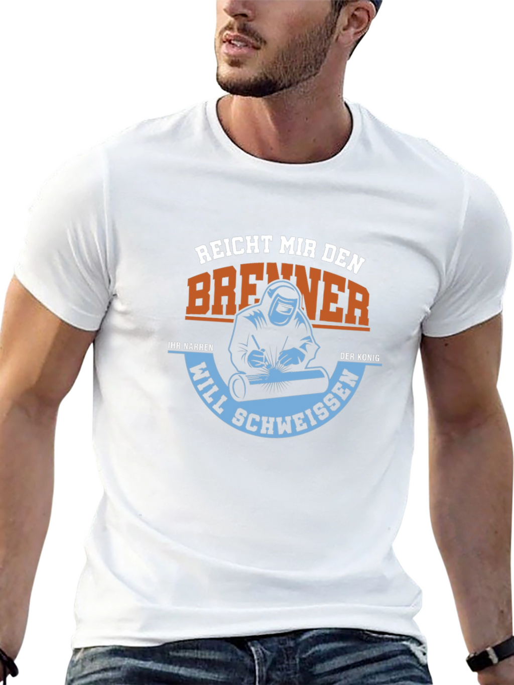 Welder T-Shirt: Reach Me the Burner King Will Weld