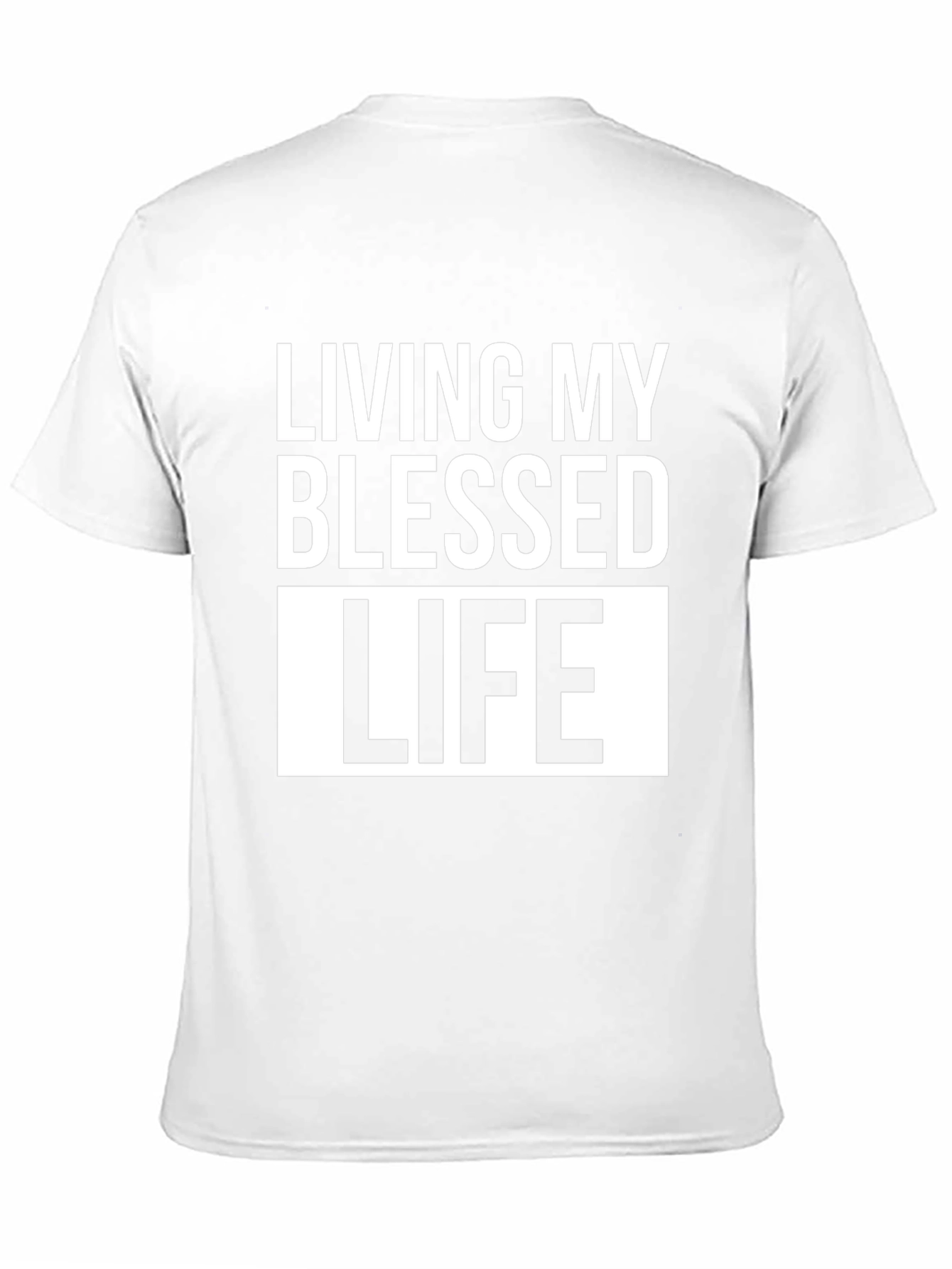 Living My Blessed Life T-Shirt - Black
