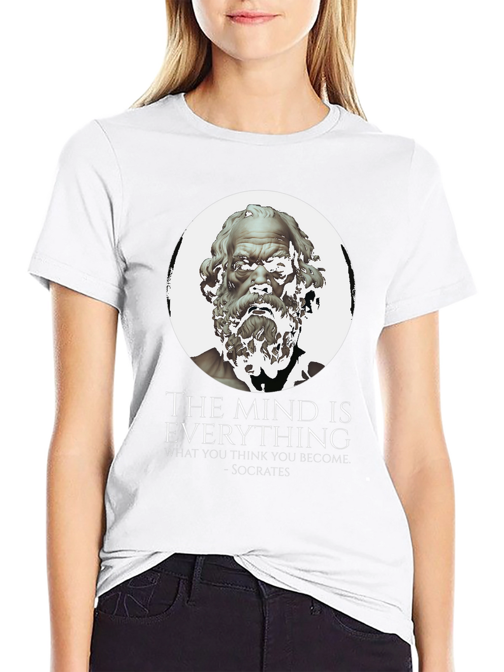 Socrates Quote T-Shirt - The Mind Is Everything