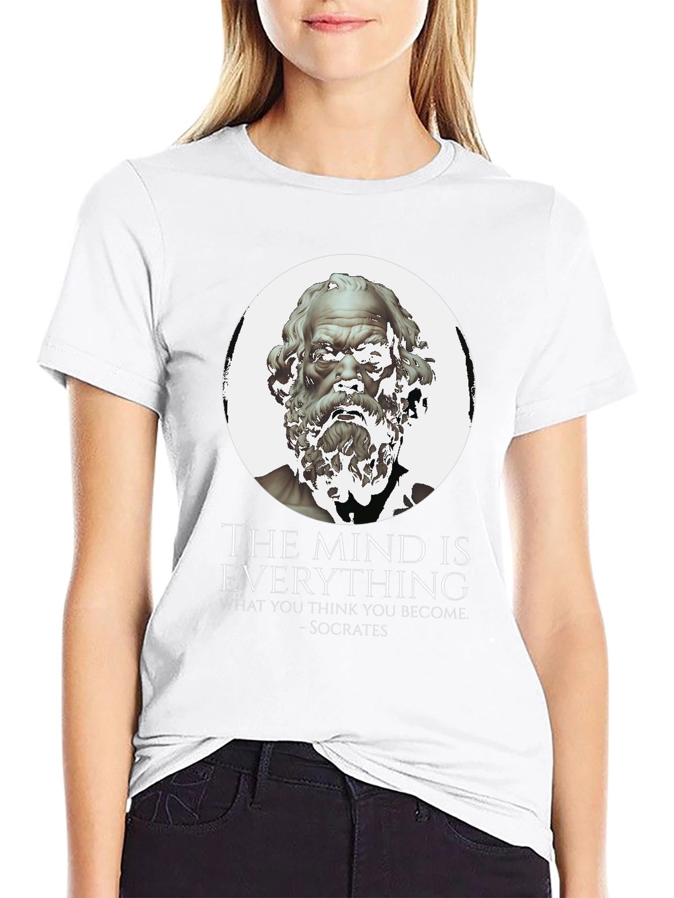 Socrates Quote T-Shirt - The Mind Is Everything