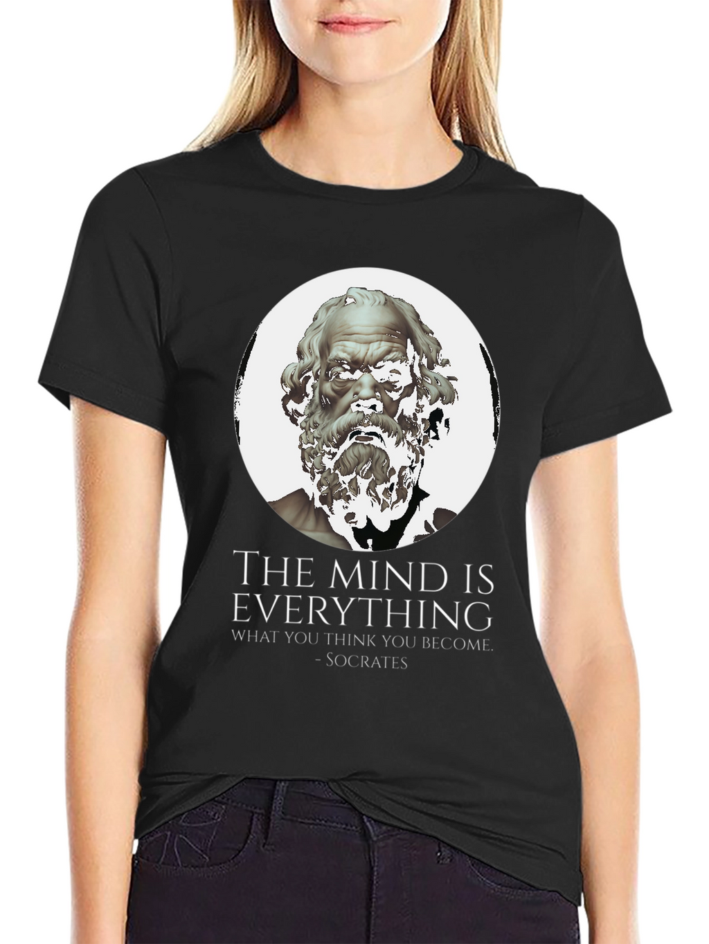 Socrates Quote T-Shirt - The Mind Is Everything