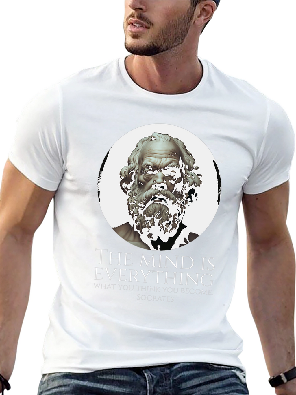 Socrates Quote T-Shirt - The Mind Is Everything