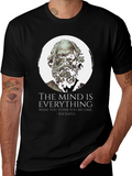 Socrates Quote T-Shirt - The Mind Is Everything
