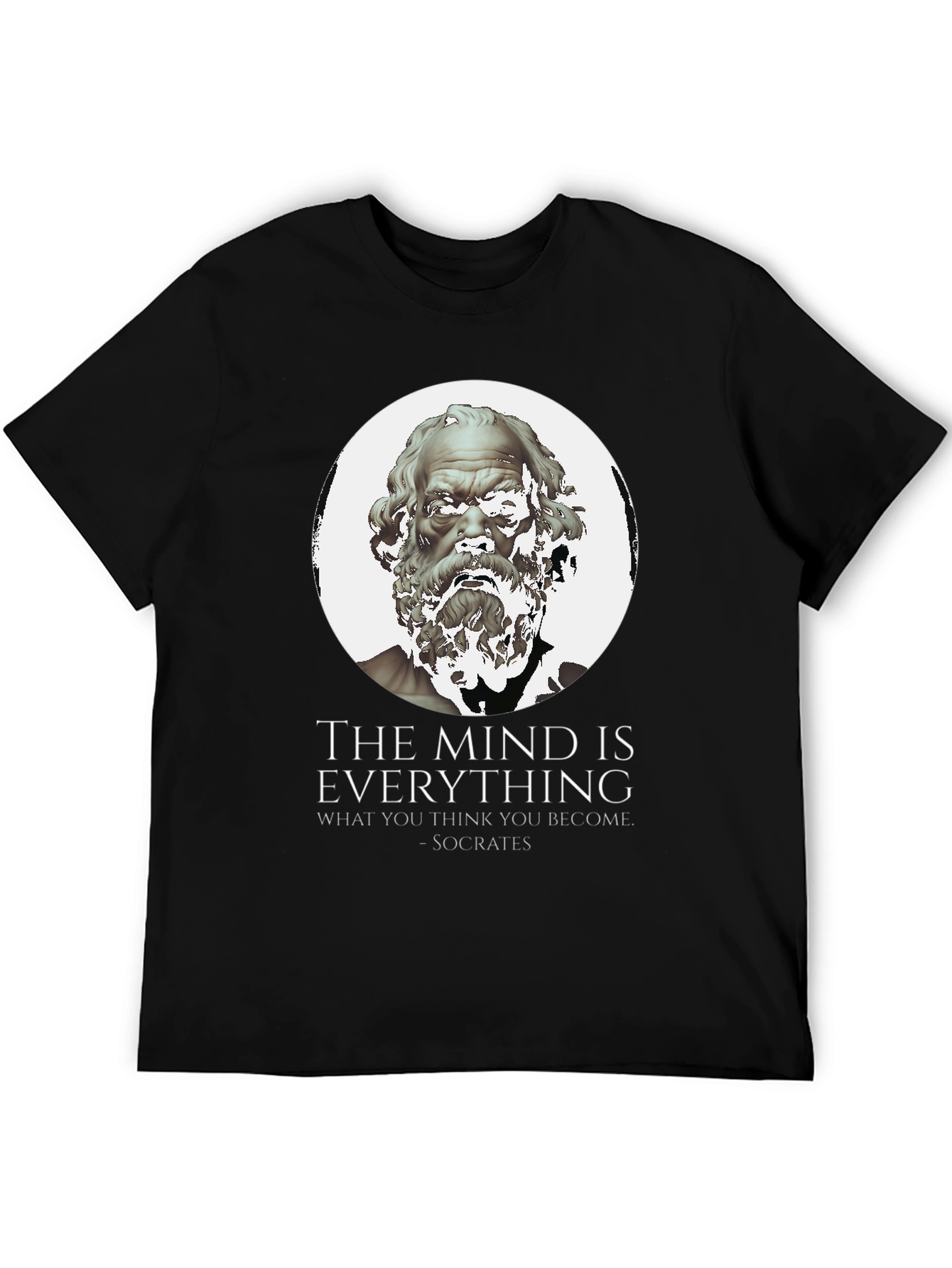 Socrates Quote T-Shirt - The Mind Is Everything
