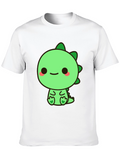 Kawaii Dino T-Shirt - Cute Cartoon Dinosaur Design