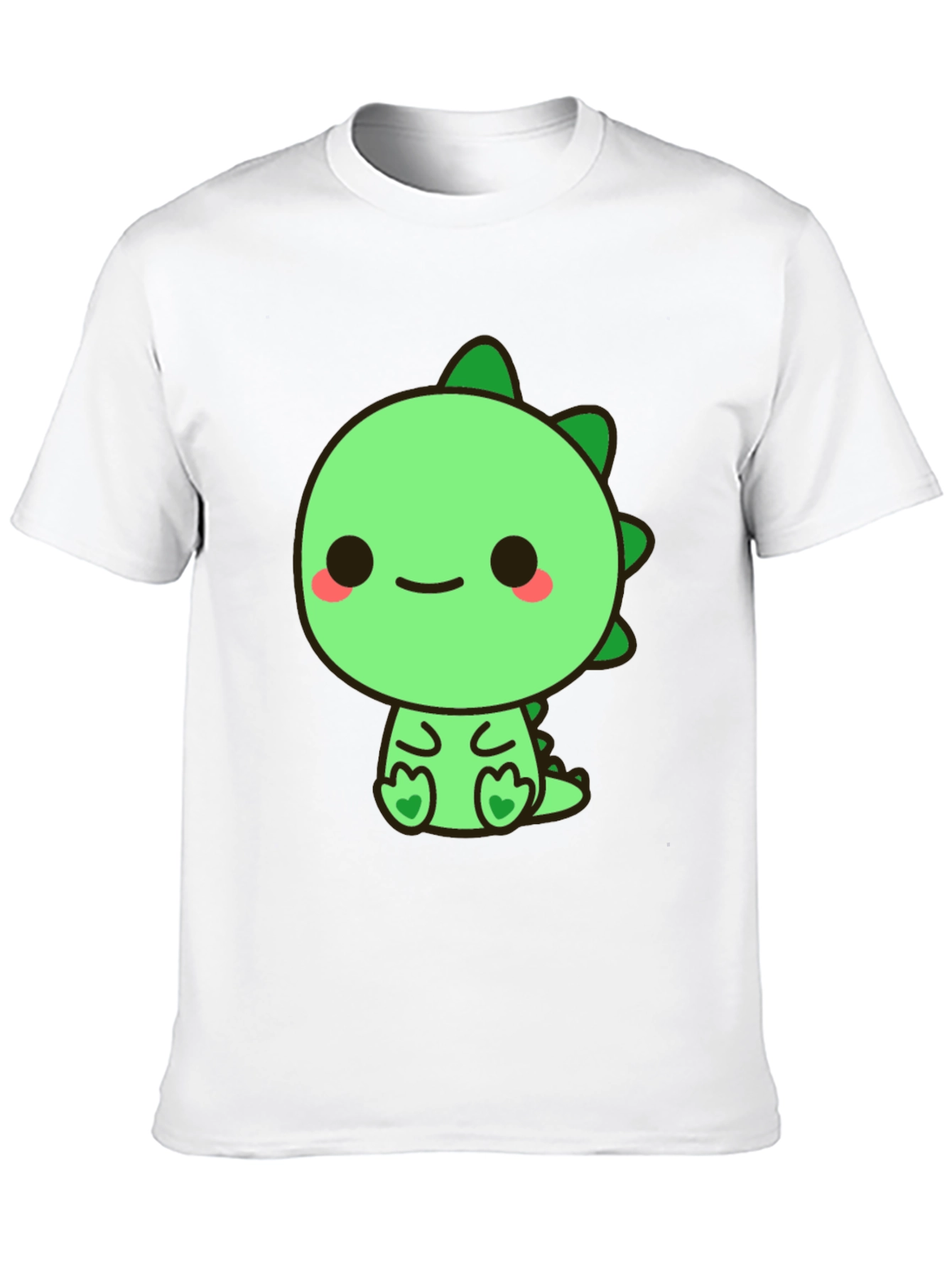 Kawaii Dino T-Shirt - Cute Cartoon Dinosaur Design