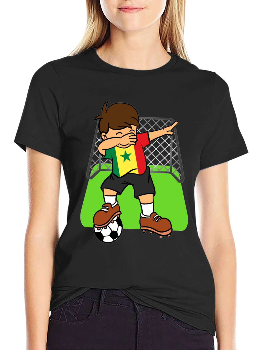 Senegal Soccer Dab T-Shirt