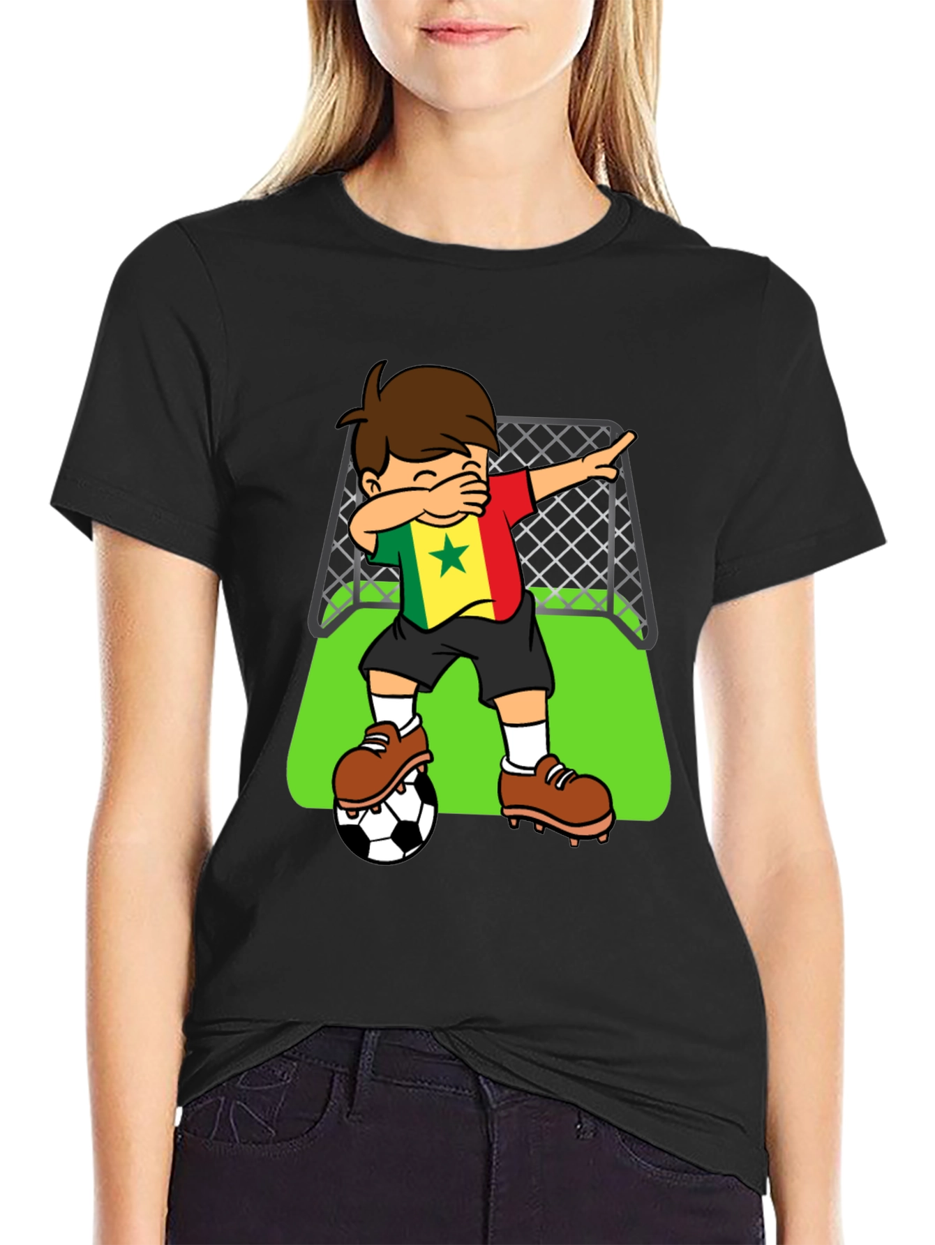 Senegal Soccer Dab T-Shirt