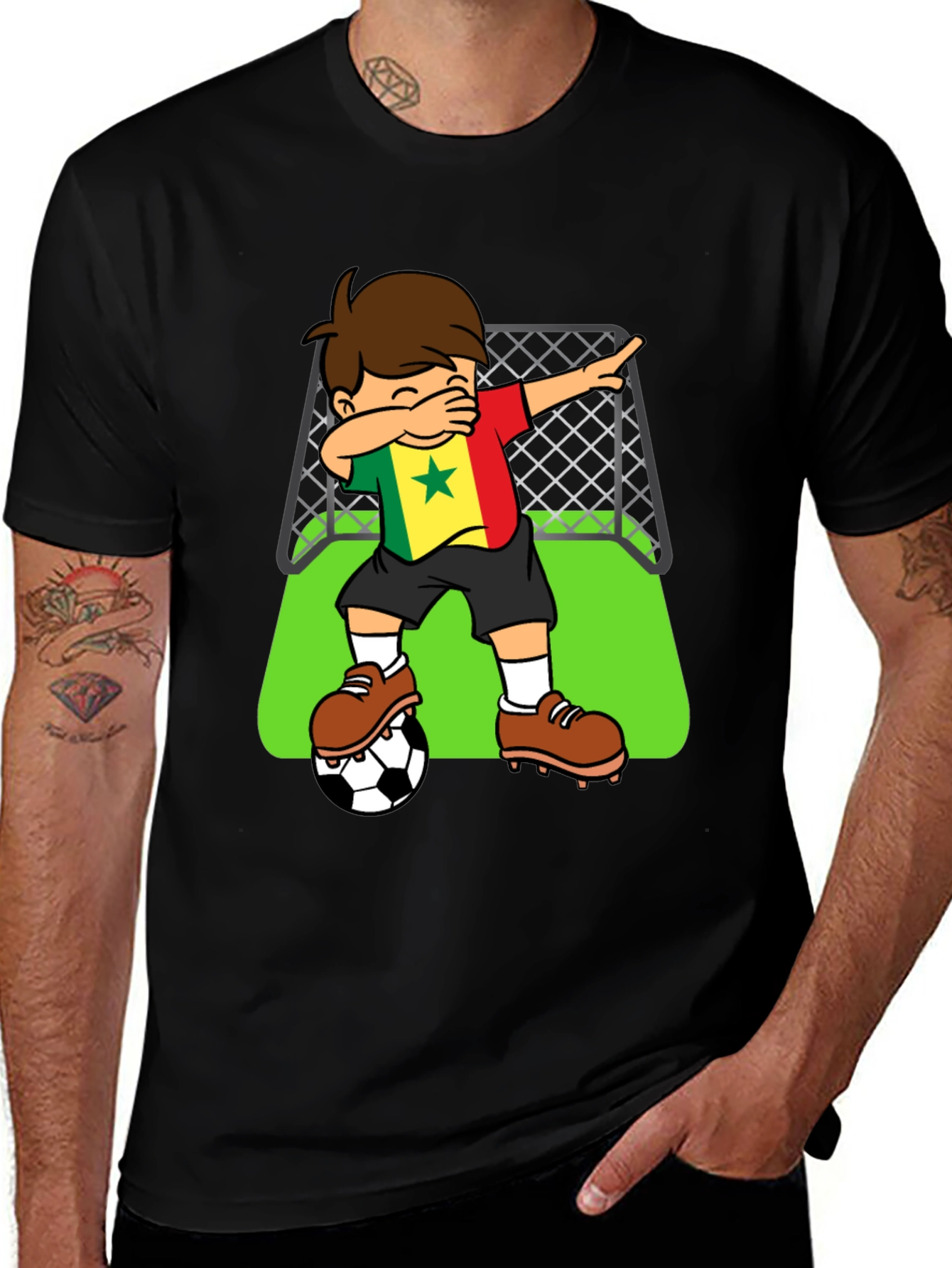 Senegal Soccer Dab T-Shirt
