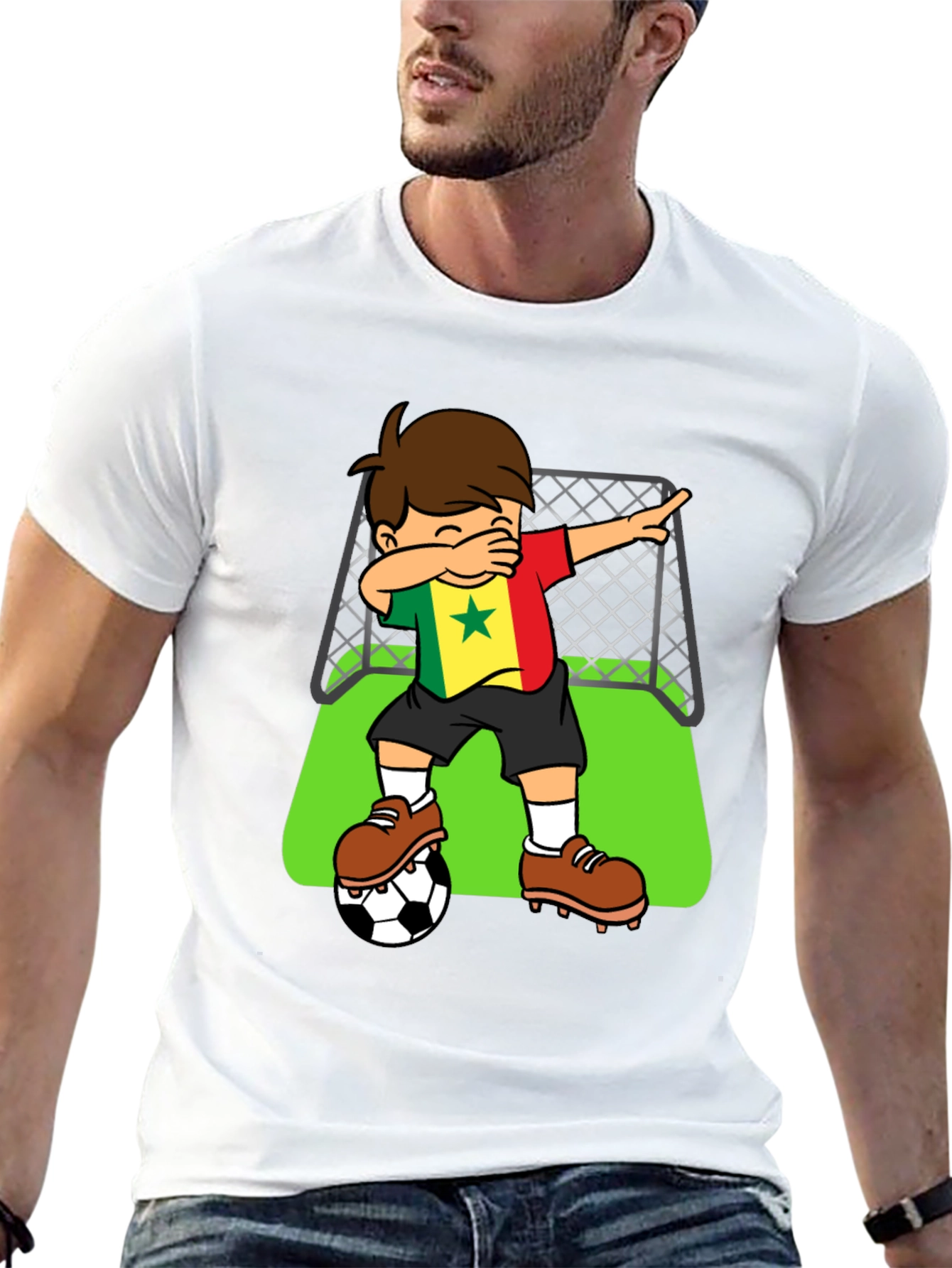 Senegal Soccer Dab T-Shirt