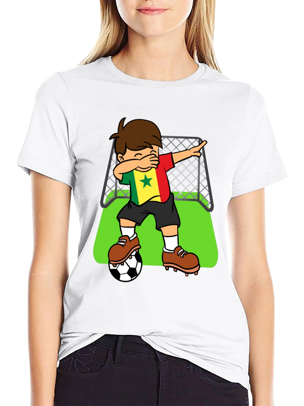 Senegal Soccer Dab T-Shirt